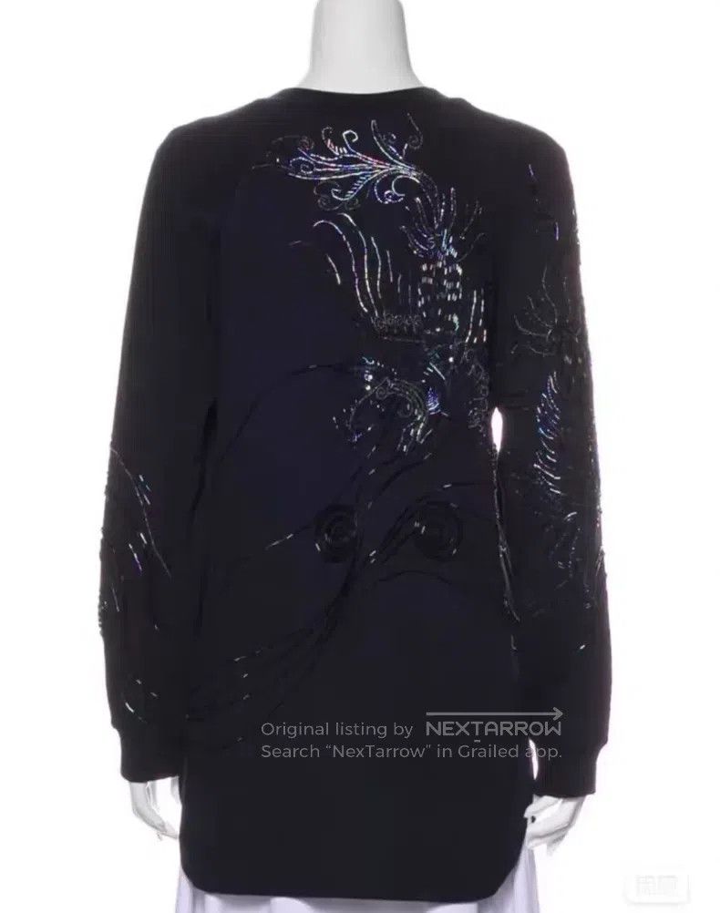 Dries Van Noten Dries Van Noten Heavy Embroidery Beaded Sweatshirt Size S / US 4 / IT 40 - 3 Thumbnail