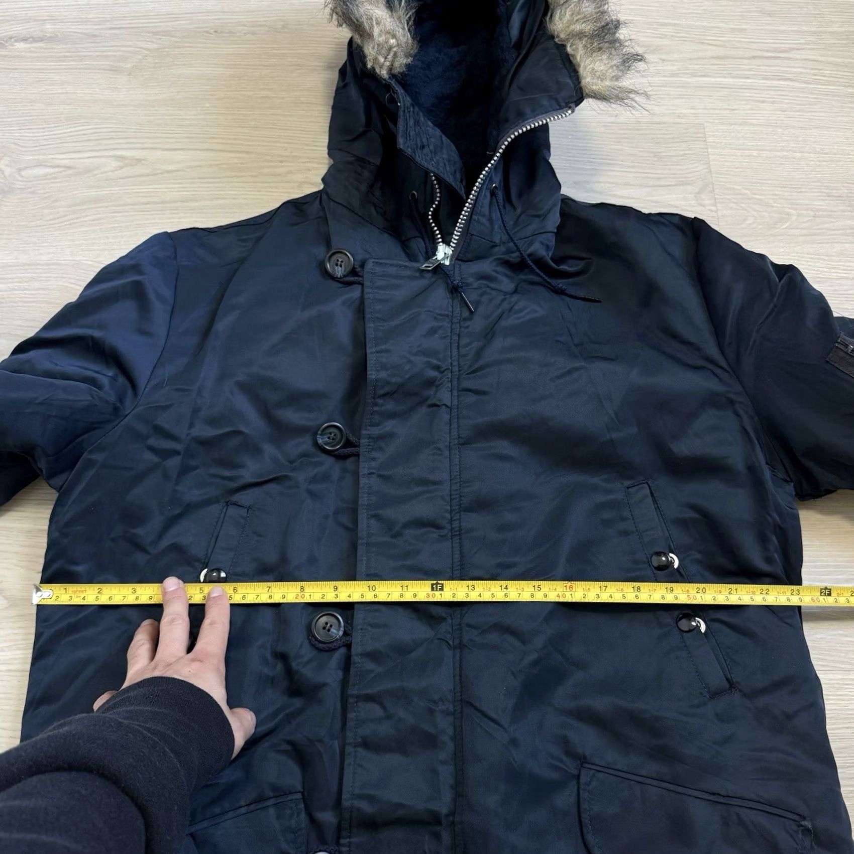 Vintage VINTAGE N3b Parka Navy Blue Men Flying Jacket Authentic Arctic Snorkel Parka 40 Size US XXS / EU 40 - 5 Thumbnail