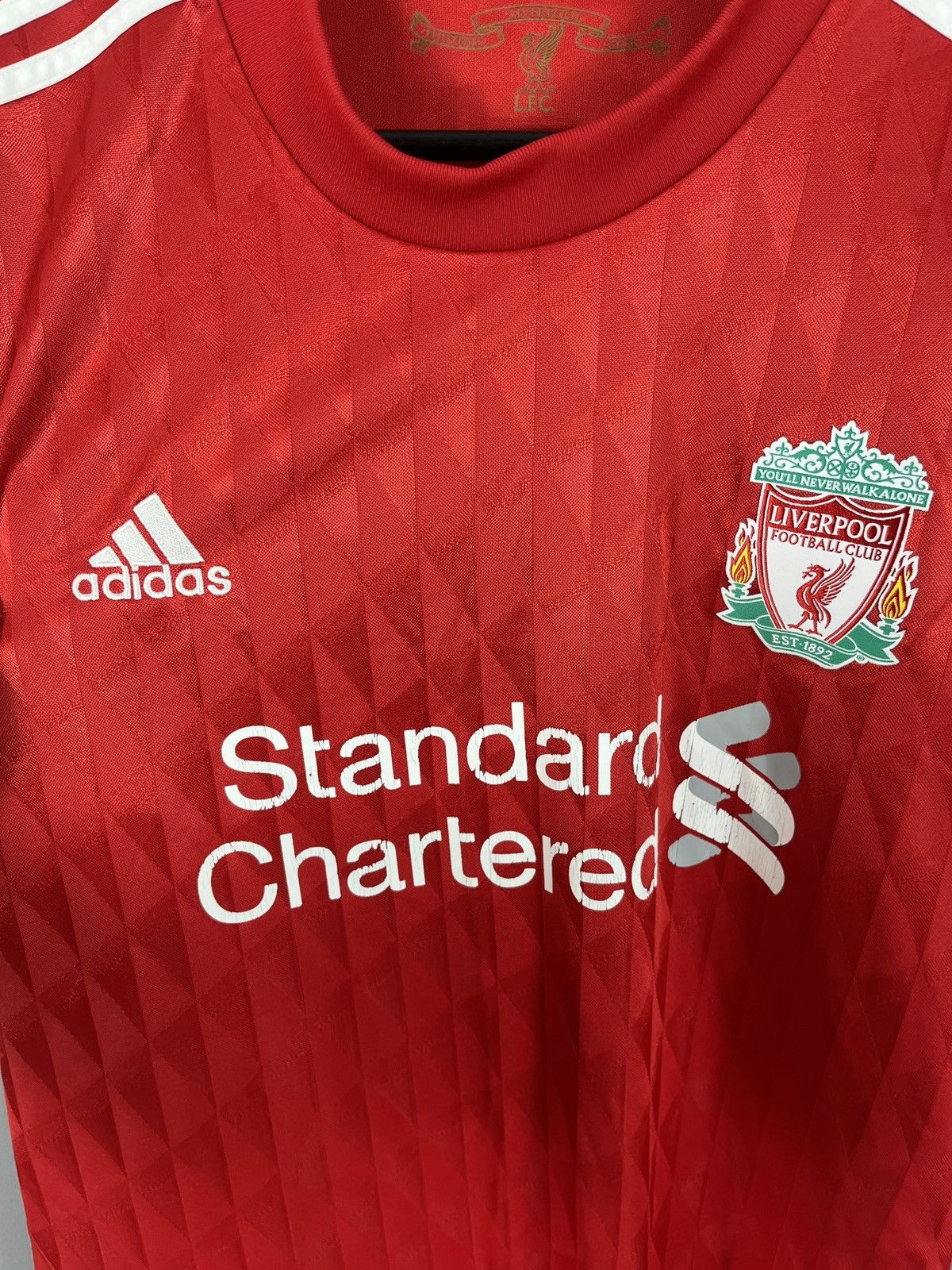 Adidas Liverpool FC Adidas 2010/11 Home Y2k Football Shirt Size US L / EU 52-54 / 3 - 5 Thumbnail