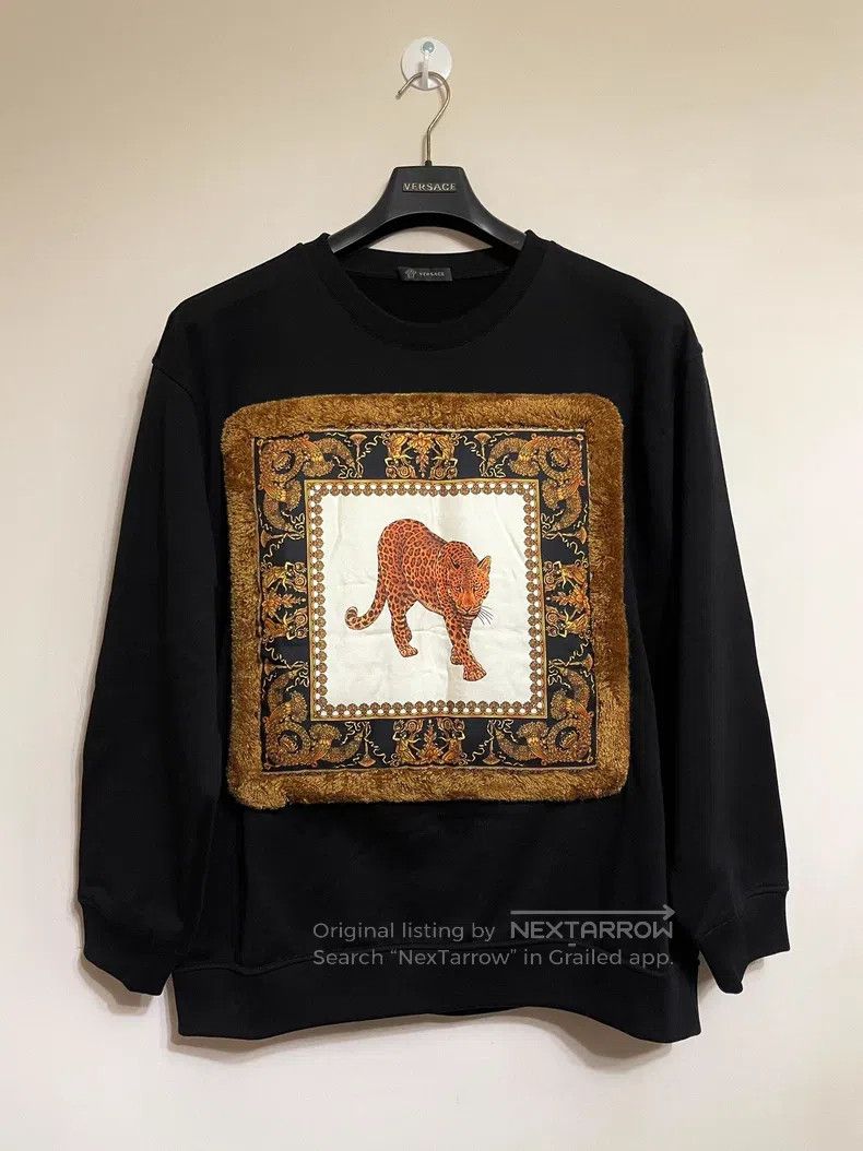 Versace Versace Silk print sweatshirt Size US XXL / EU 58 / 5 - 1 Thumbnail