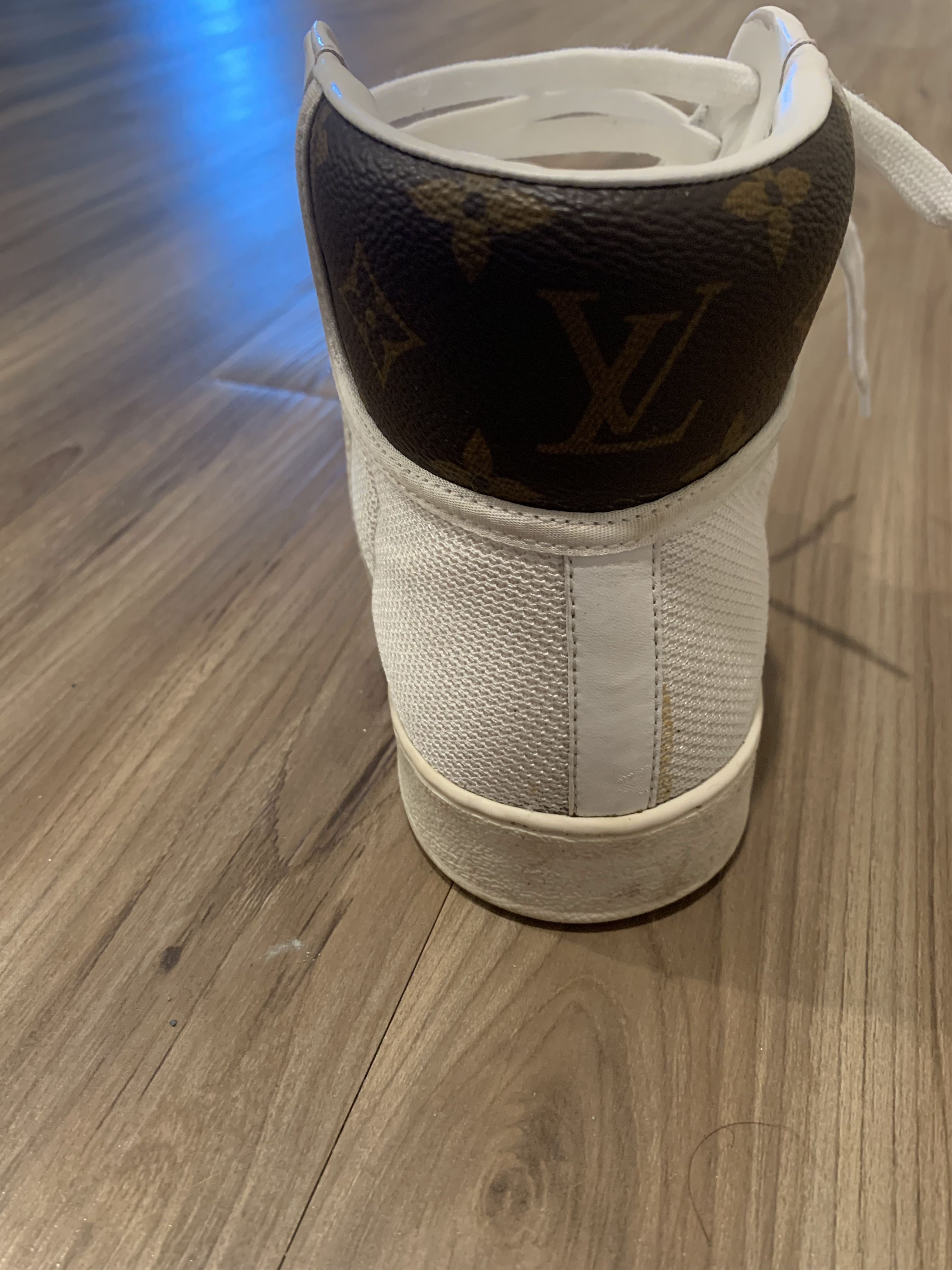 Louis Vuitton LOUIS VUITTON High Top Sneakers Rivoli Mesh Zip Monogram Size US 7.5 / EU 40-41 - 5 Thumbnail