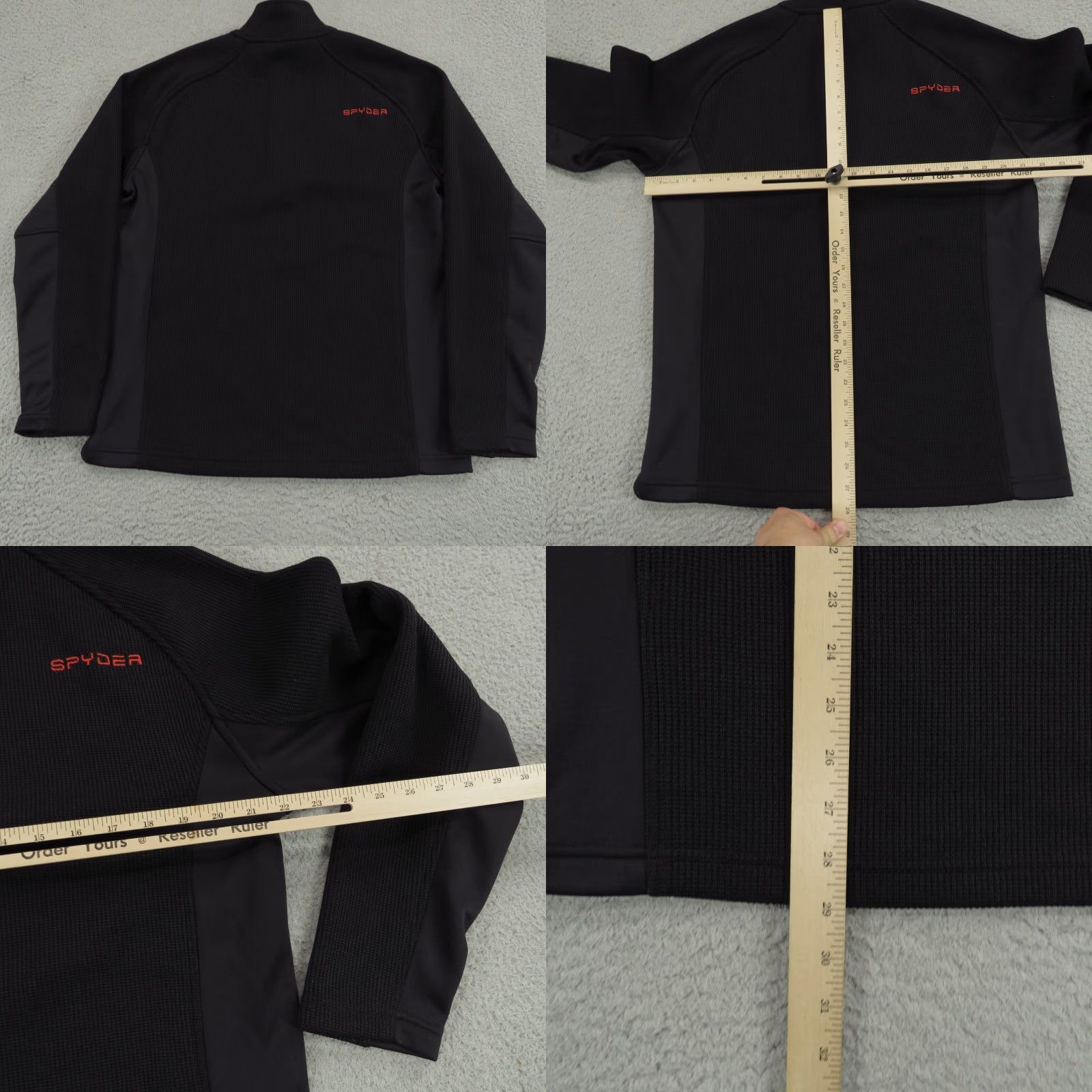 Spyder Spyder Jacket Men Large Black Core Fleece 1/2 Zip Pullover Ski Lodge Sweater Vintage Size US L / EU 52-54 / 3 - 8 Thumbnail