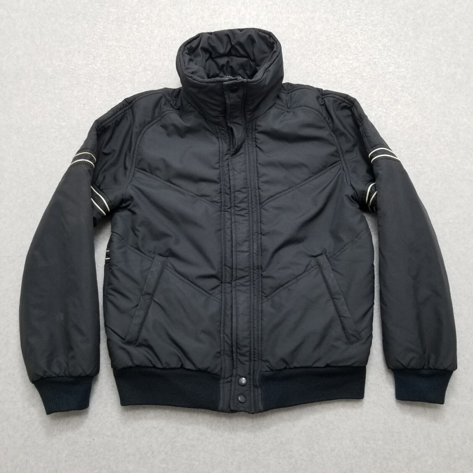 Other Profile Jacket Mens Medium Black Full Zip Pockets Size US M / EU 48-50 / 2 - 1 Thumbnail