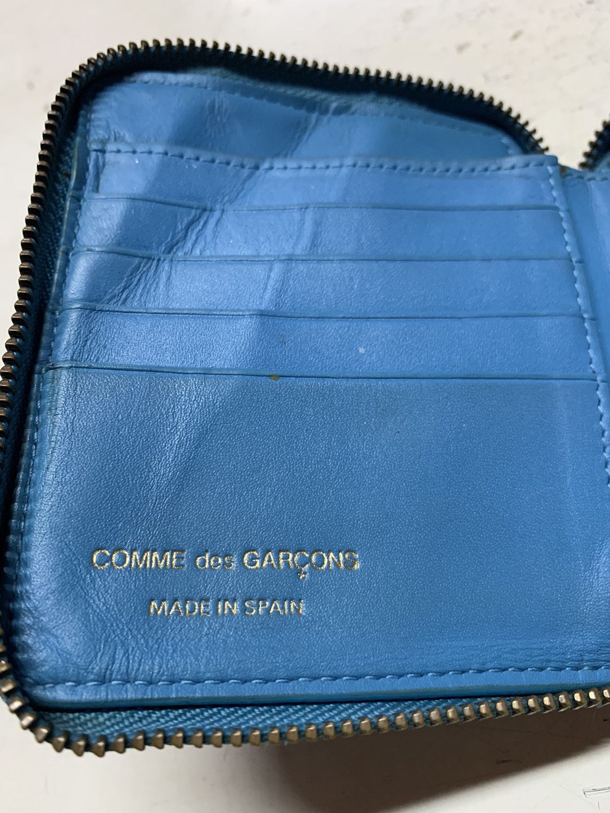 Comme des Garcons Comme des garçons blue classic wallet Size ONE SIZE - 18 Thumbnail