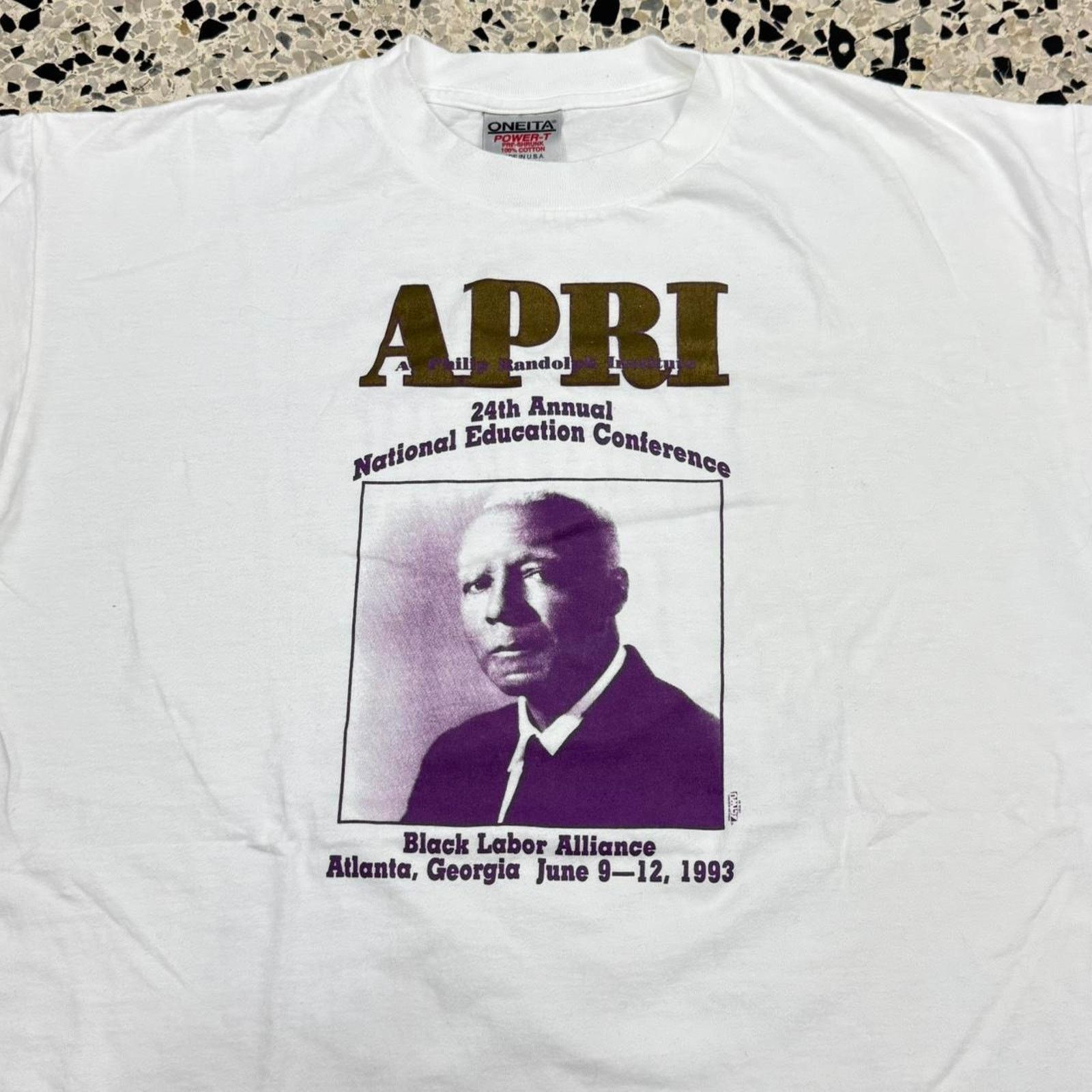 Fruit Of The Loom × Other × Vintage VINTAGE 90S SINGLE STITCH NORMAN HILL 60TH BIRTHDAY TEE: Size US XL / EU 56 / 4 - 2 Thumbnail