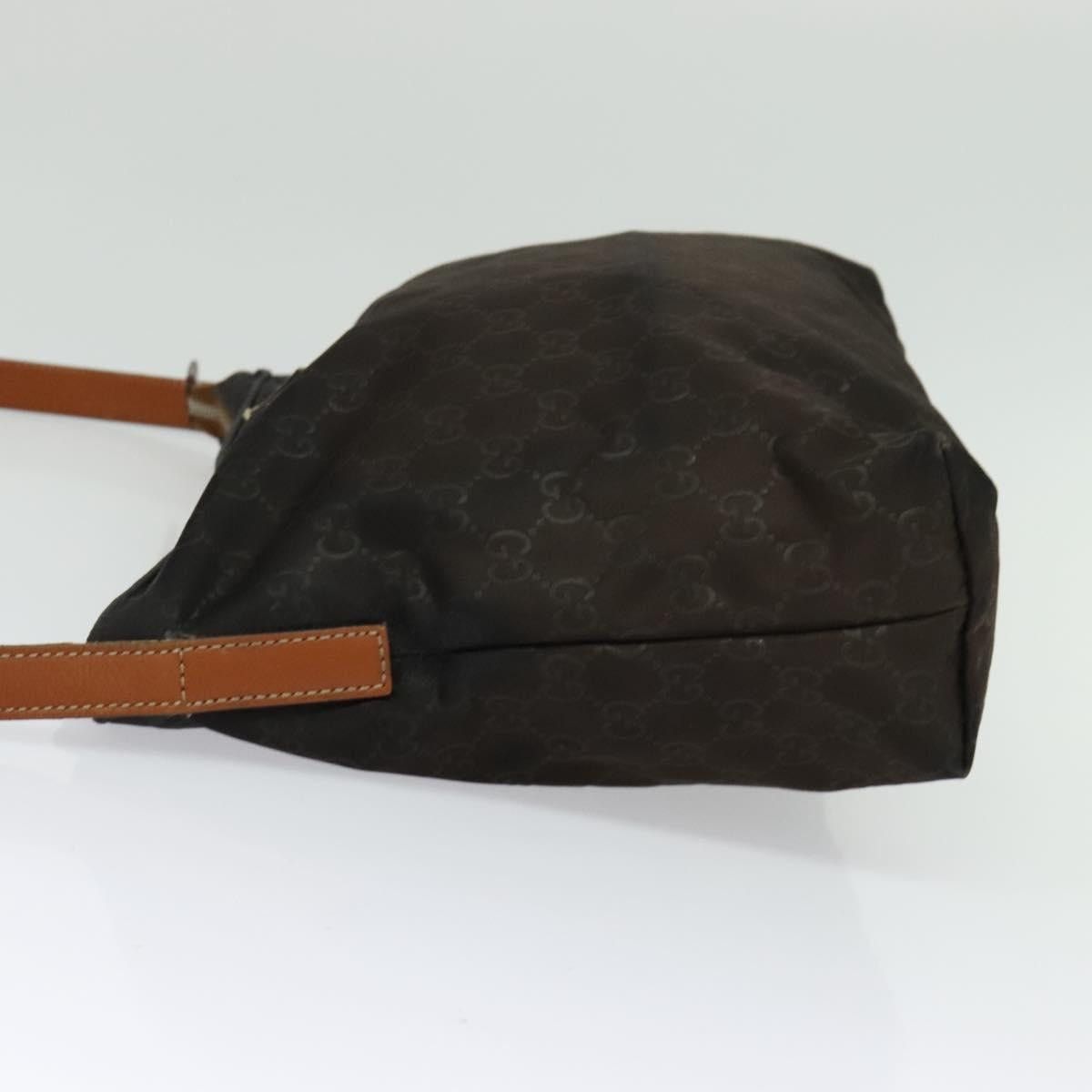 Gucci GUCCI GG Canvas Shoulder Bag Nylon Black Silver Size ONE SIZE - 4 Thumbnail