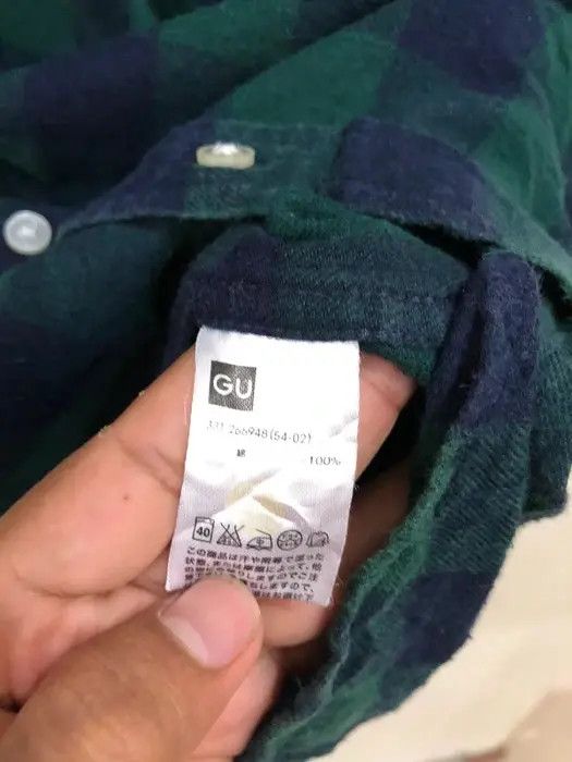 Japanese Brand Japanese Brand GU Plaid Tartan Flannel Shirt 👕 Size US M / EU 48-50 / 2 - 3 Thumbnail