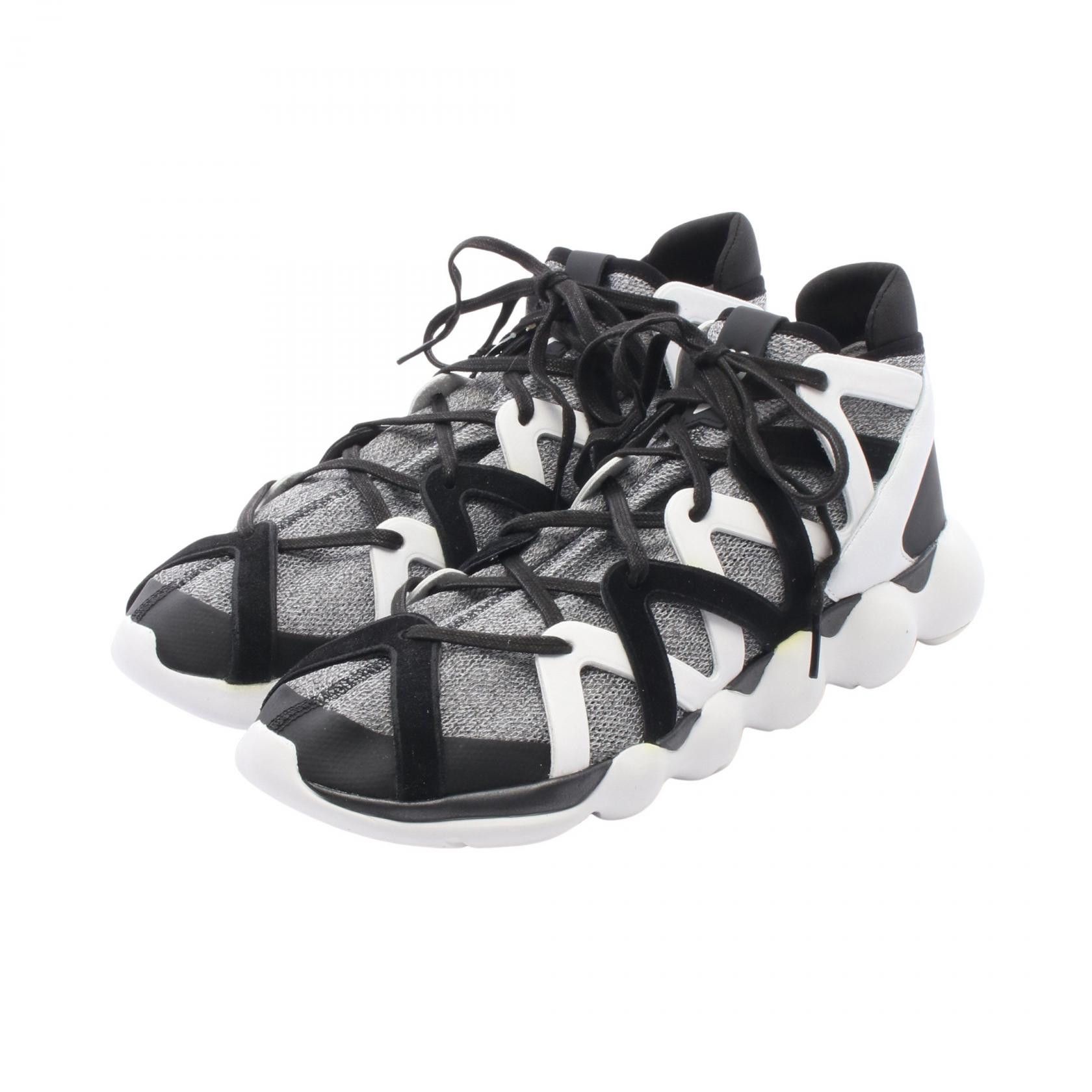 Other Other Y-3 KYUJO HIGH Leather Fabric Sneakers Leather Shoes AQ5544 DUTY FREE for USA Size ONE SIZE - 1 Thumbnail