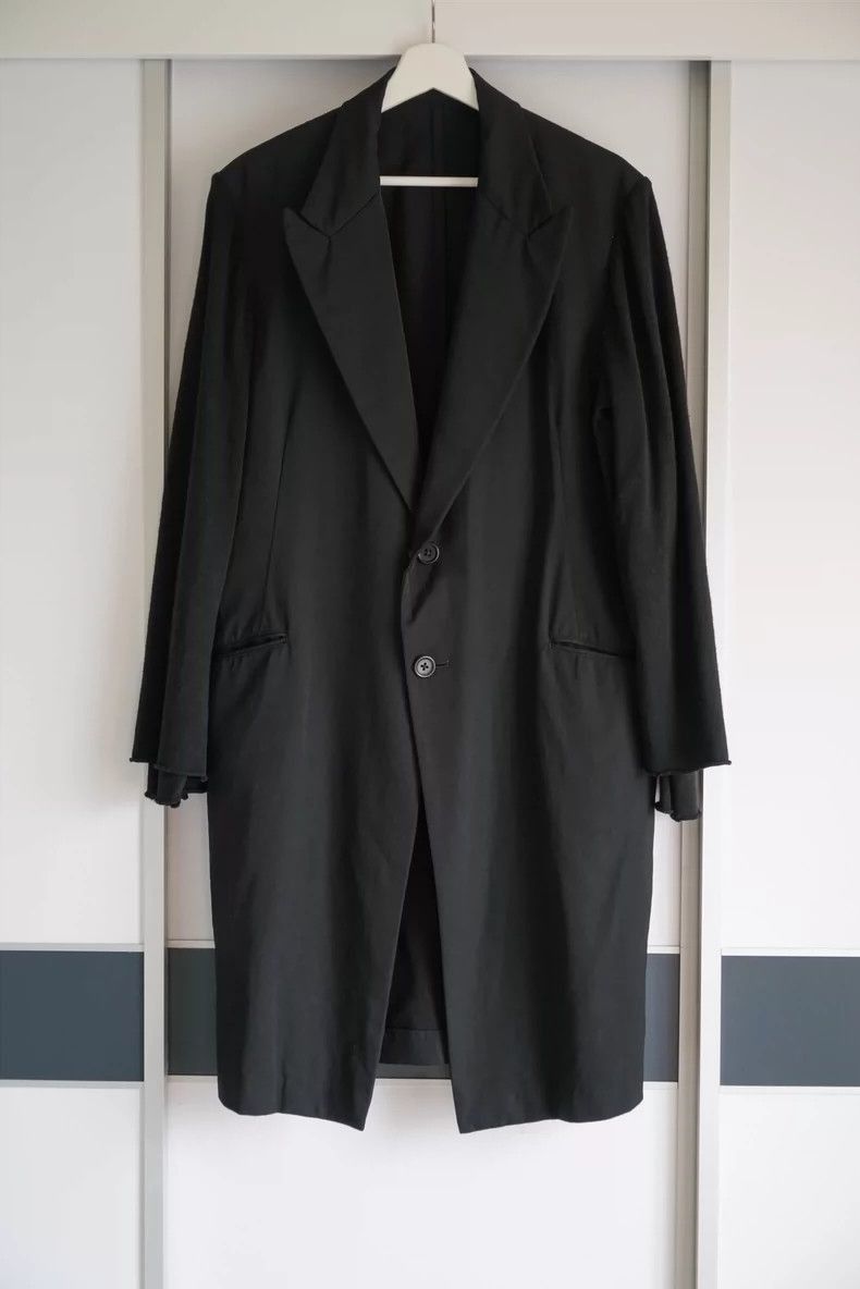 Yohji Yamamoto Yohji Yamamoto 02ss double-sleeved wool coat for women-2505 Size US M / EU 48-50 / 2 - 2 Thumbnail