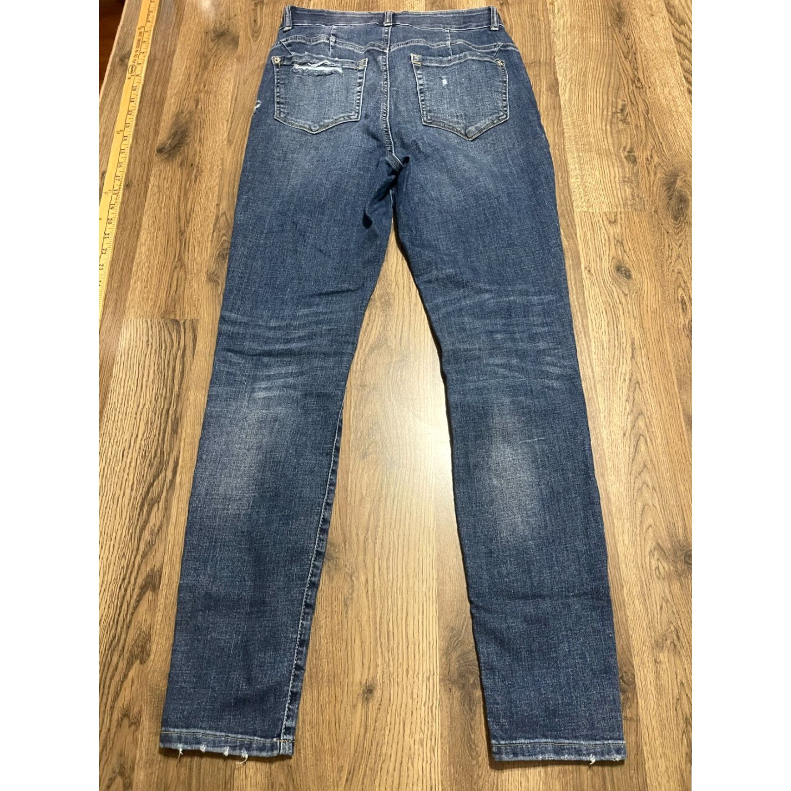 Vintage INC Denim Jeans Women's 8/29 Blue Denim Sculpting Fit Skinny Jeans Pants Regular Inseam 29.5in Adults Women Size 30" / US 8 / IT 44 - 2 Thumbnail