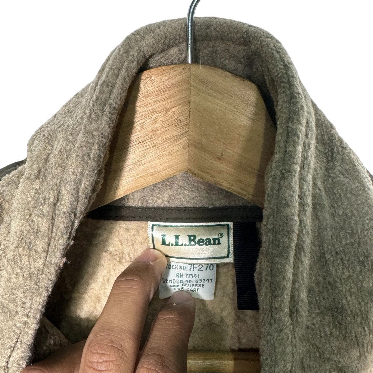 L.L. Bean ll bean jacket wool nice design full zipper Size US M / EU 48-50 / 2 - 3 Thumbnail
