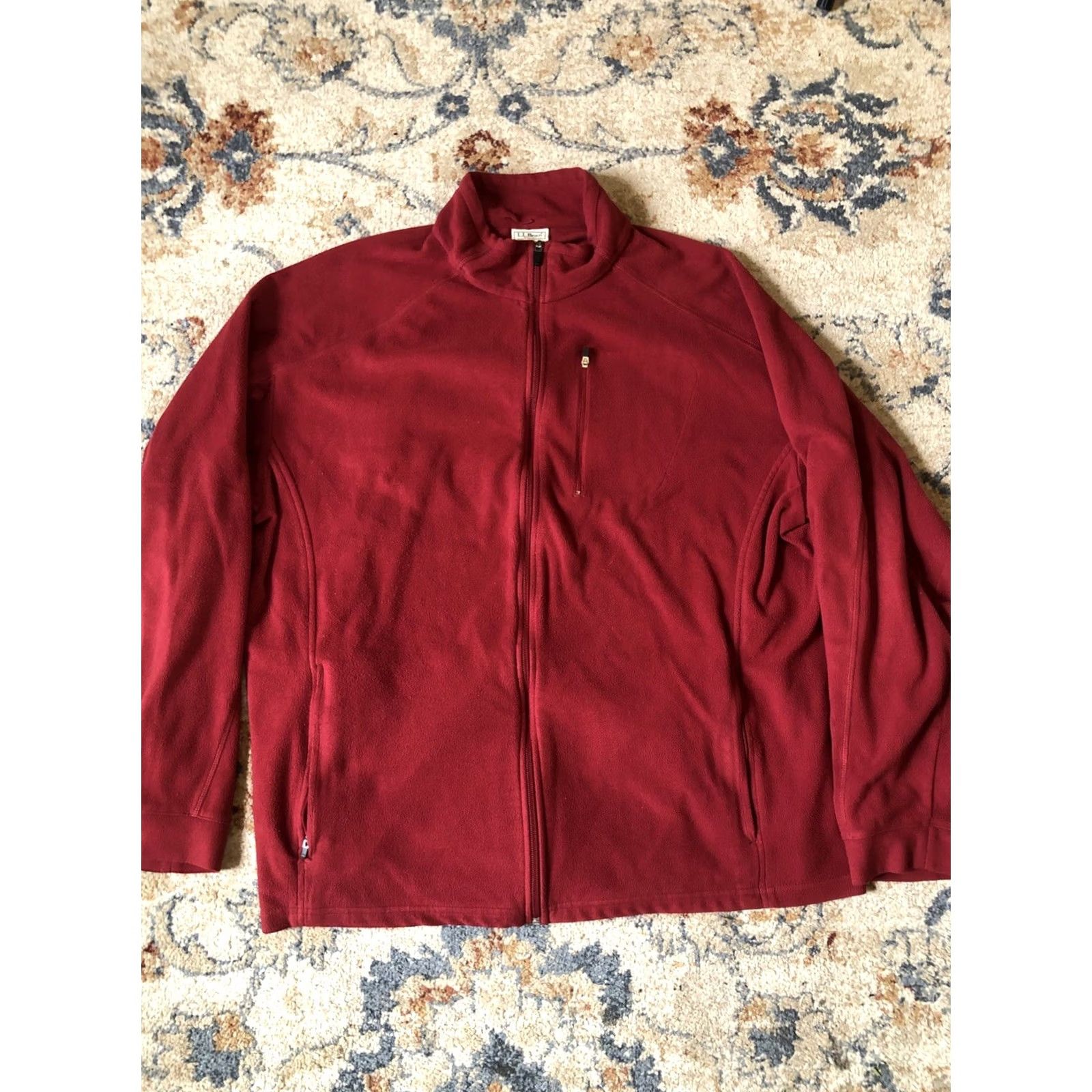 Vintage VINTAGE L.L. Bean Fleece Full Zip Jacket Red Men’s 2XL Windbreaker Pockets Zipper 90s Style Mens Jacket Size US XXL / EU 58 / 5 - 6 Thumbnail
