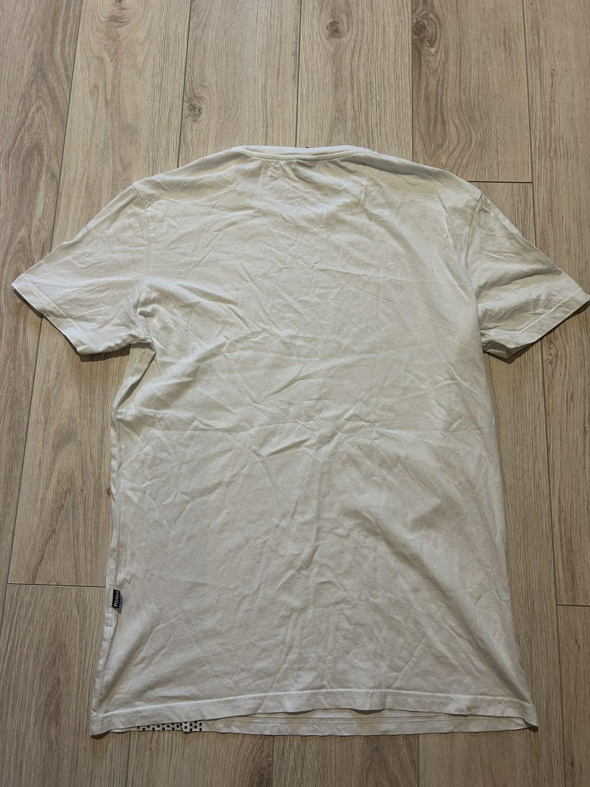 Hugo Boss Hugo Boss slim fit basic white black tee Size US L / EU 52-54 / 3 - 2 Thumbnail