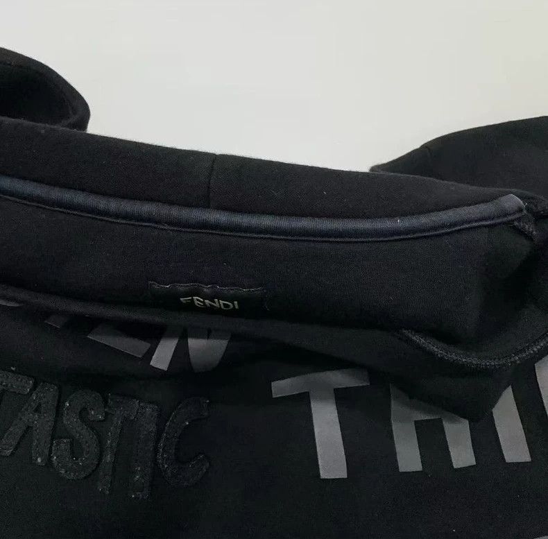 Fendi Fendi Black long-sleeved sweatshirt Size US L / EU 52-54 / 3 - 6 Thumbnail