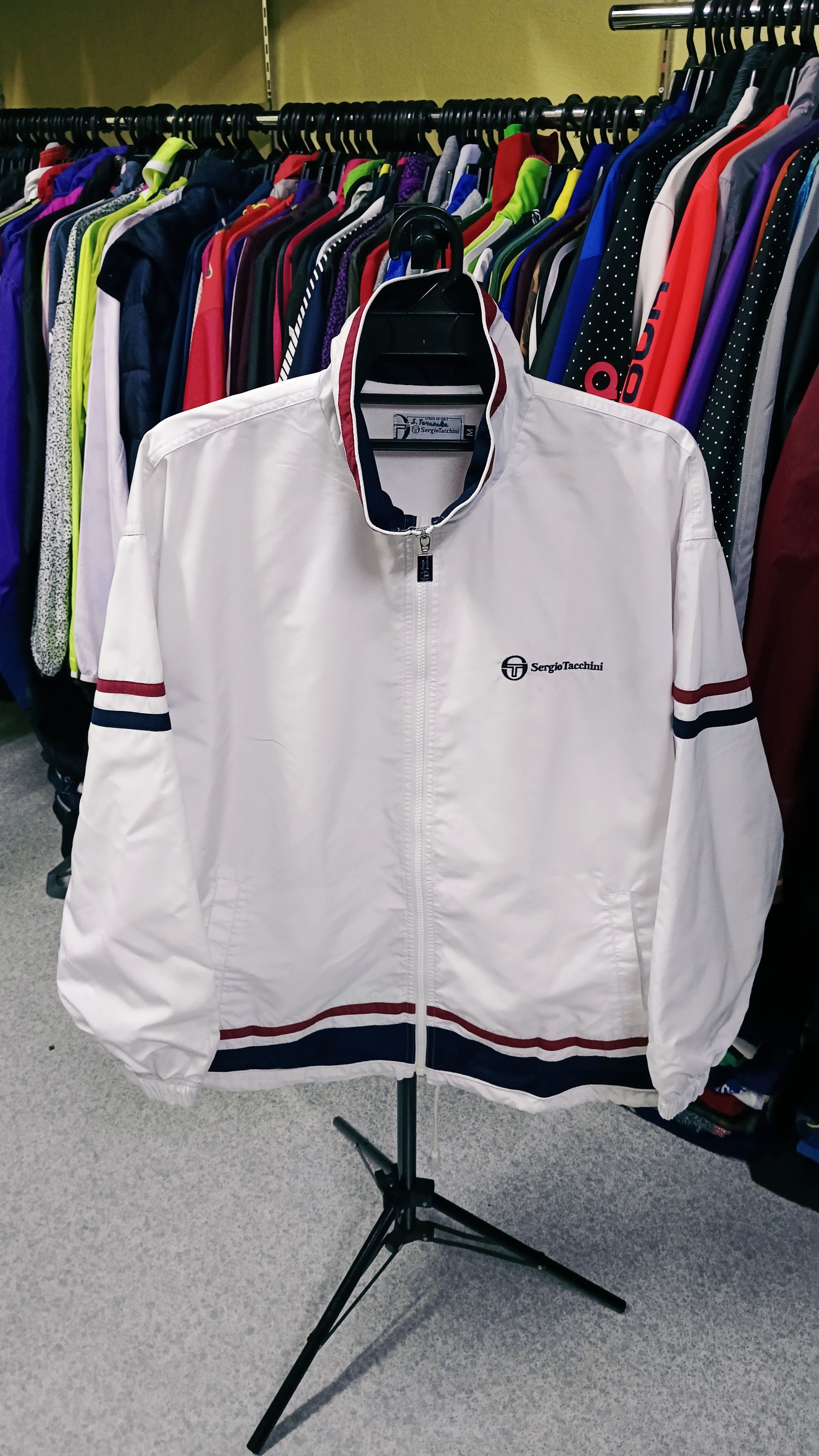 Sergio Tacchini × Vintage Vintage Sergio Tacchini Light Jacket Size US M / EU 48-50 / 2 - 2 Thumbnail
