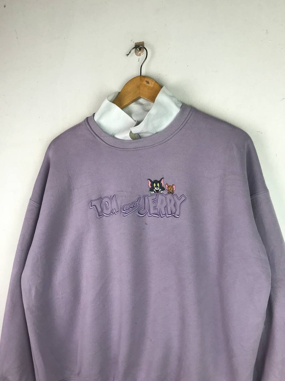 Cartoon Network × Vintage Vintage Tom And Jerry Sweatshirt Rare Design Size US XL / EU 56 / 4 - 6 Thumbnail