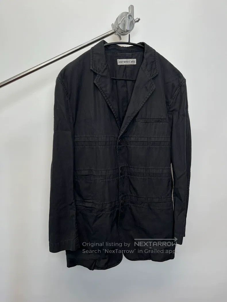 Issey Miyake Issey Miyake Pleated Pocket Silhouette Blazer Size US L / EU 52-54 / 3 - 2 Thumbnail