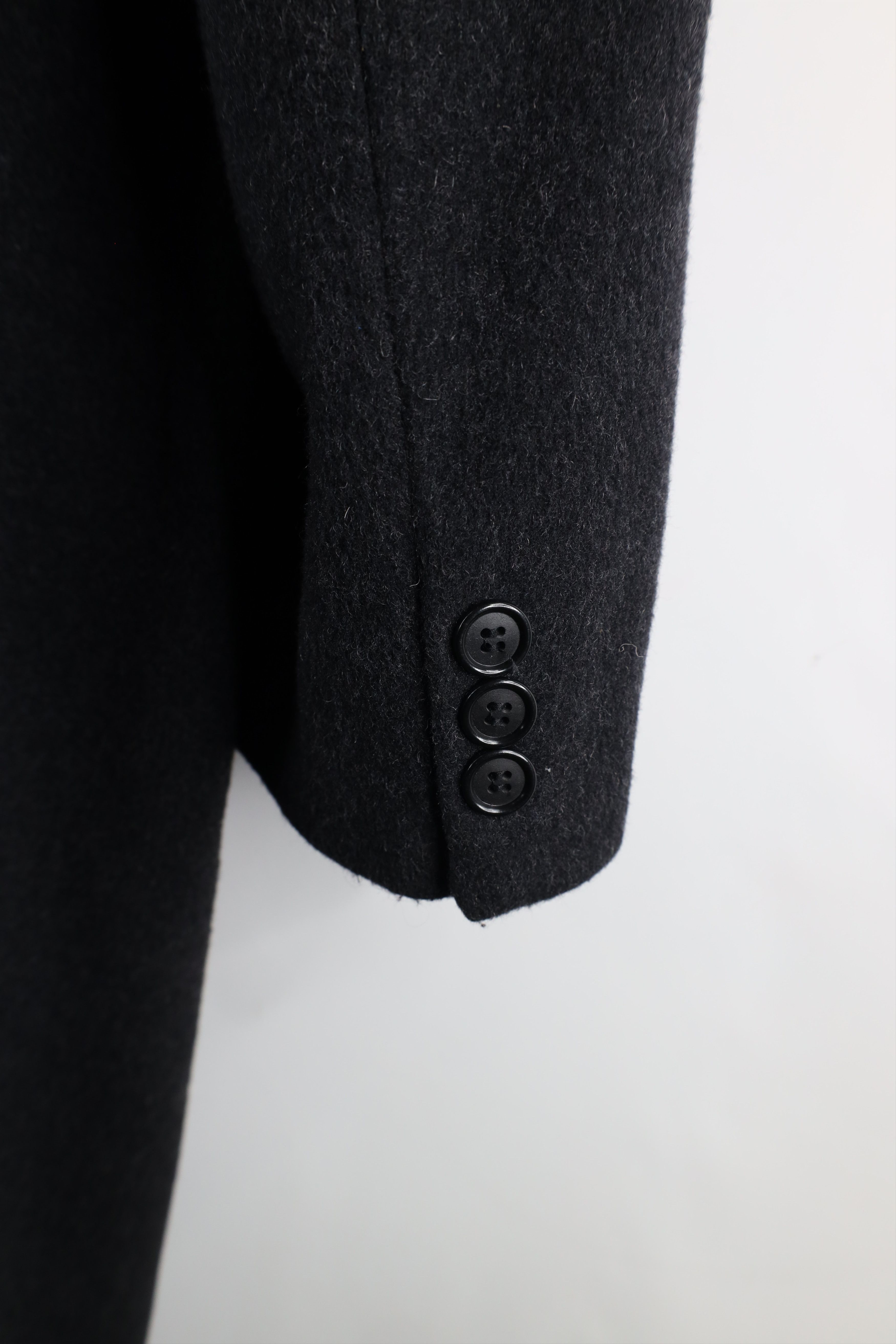 Ralph Lauren × Vintage Vintage 90s Ralph Lauren Overcoat Jacket Charcoal Gray Size US XXL / EU 58 / 5 - 13 Thumbnail