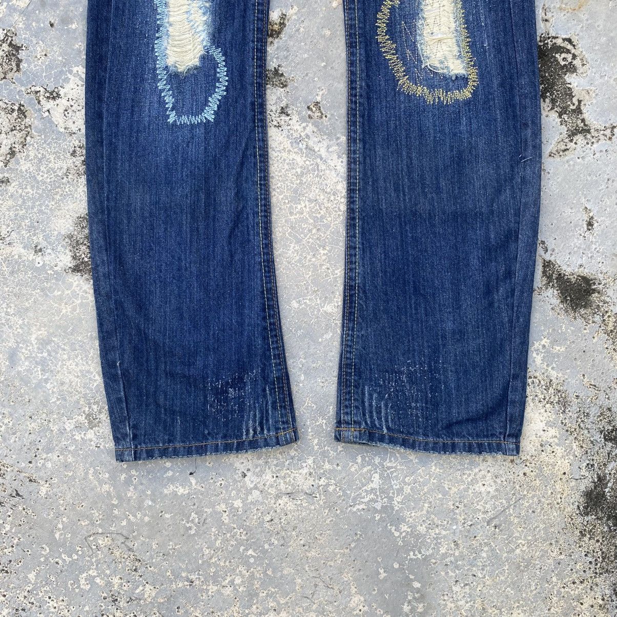 Replay REPLAY ripped patchwork jeans curve legs Size US 32 / EU 48 - 2 Thumbnail