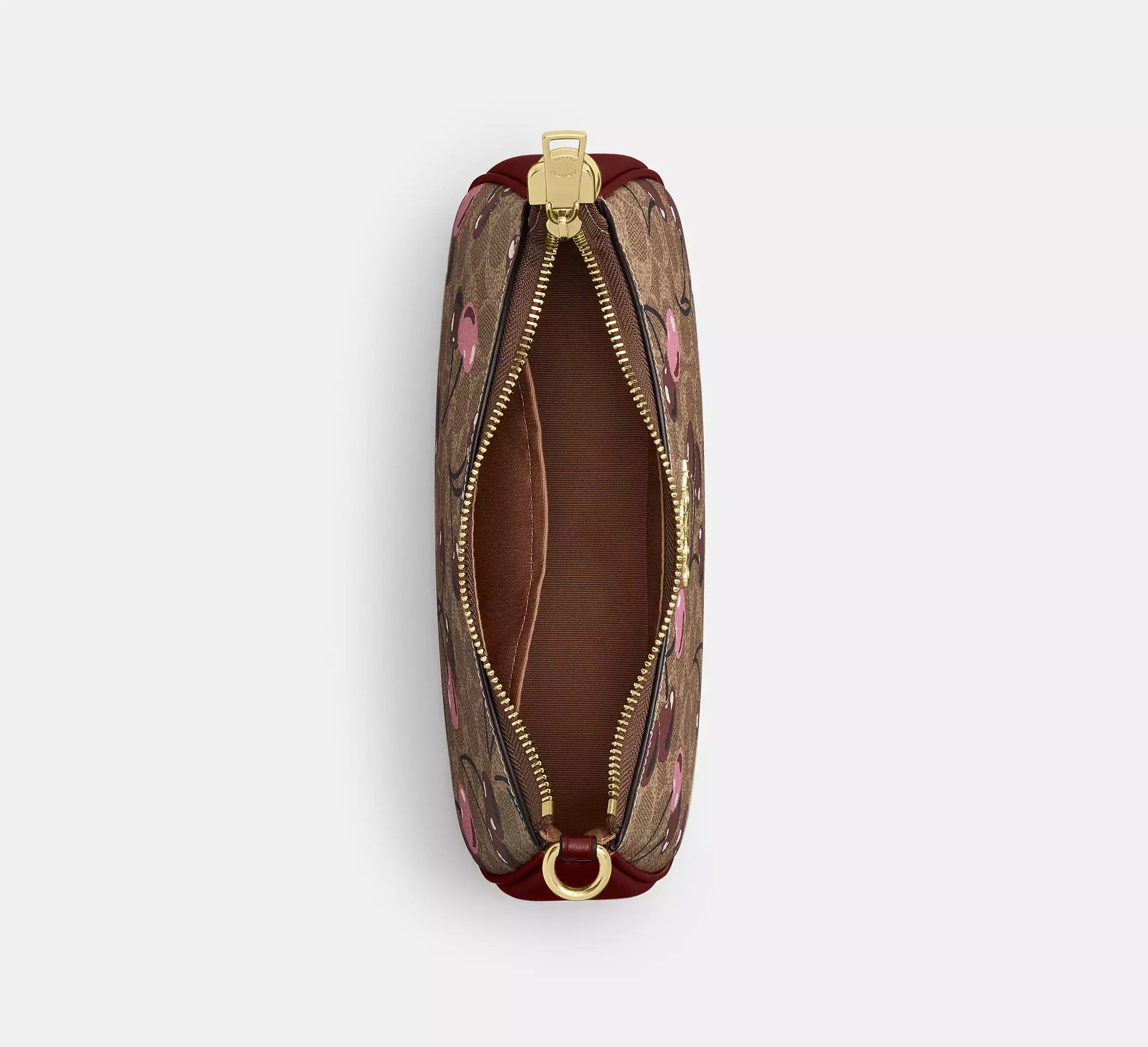 Coach Teri Shoulder Bag In Signature Canvas With Cherry CY694 Size ONE SIZE - 13 Thumbnail