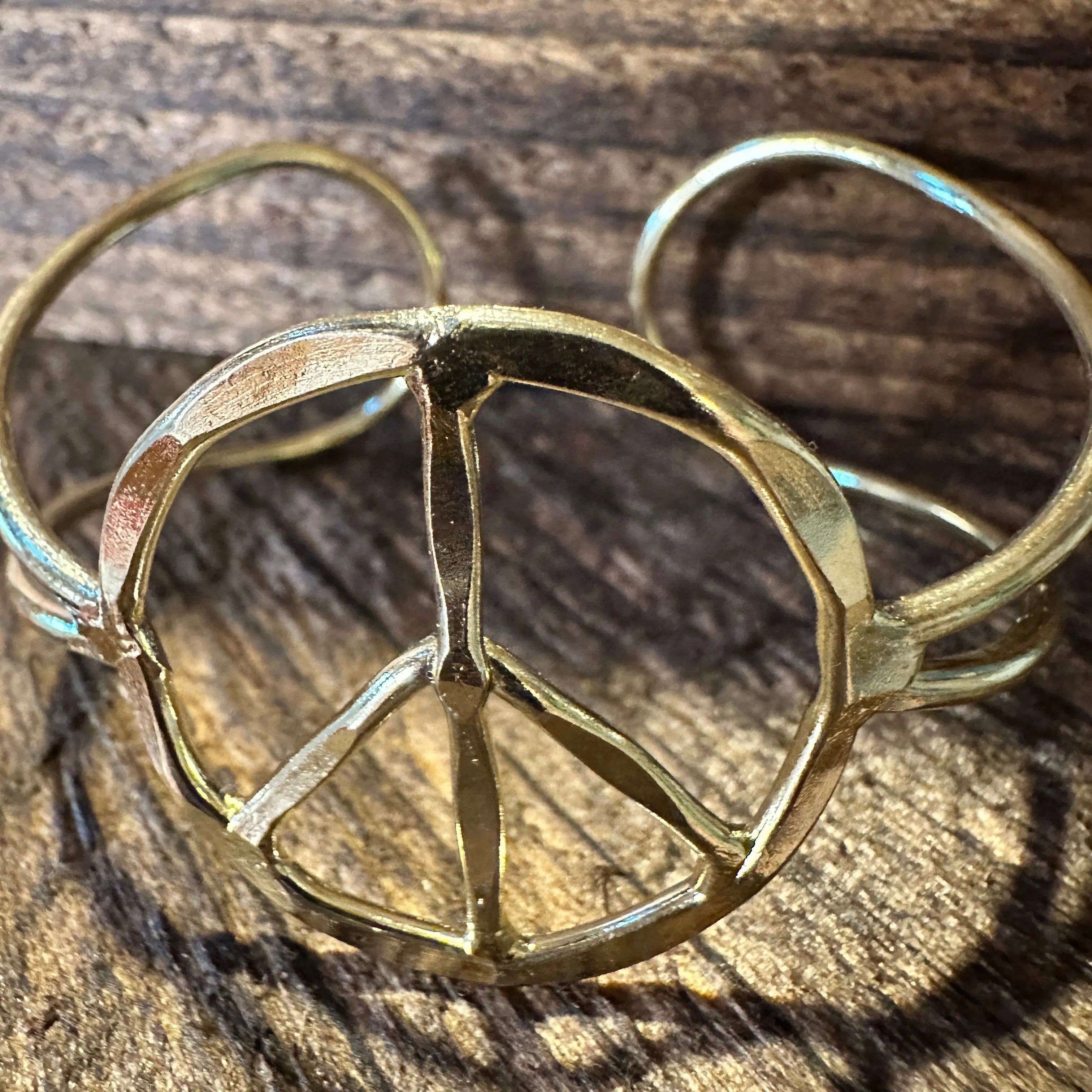 Other Handmade Artesian Hippie Wide Cuff Bracelet Bangle, Silver P Size ONE SIZE - 7 Thumbnail