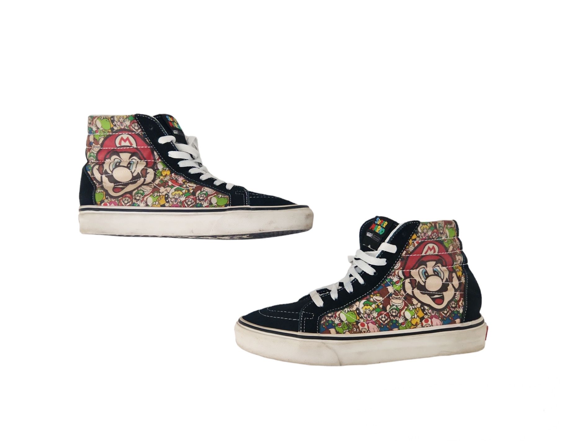 Vans Sk8 Hi Vans Mario Shoes Vans Sk8 Hi Adult Women Men Nintendo