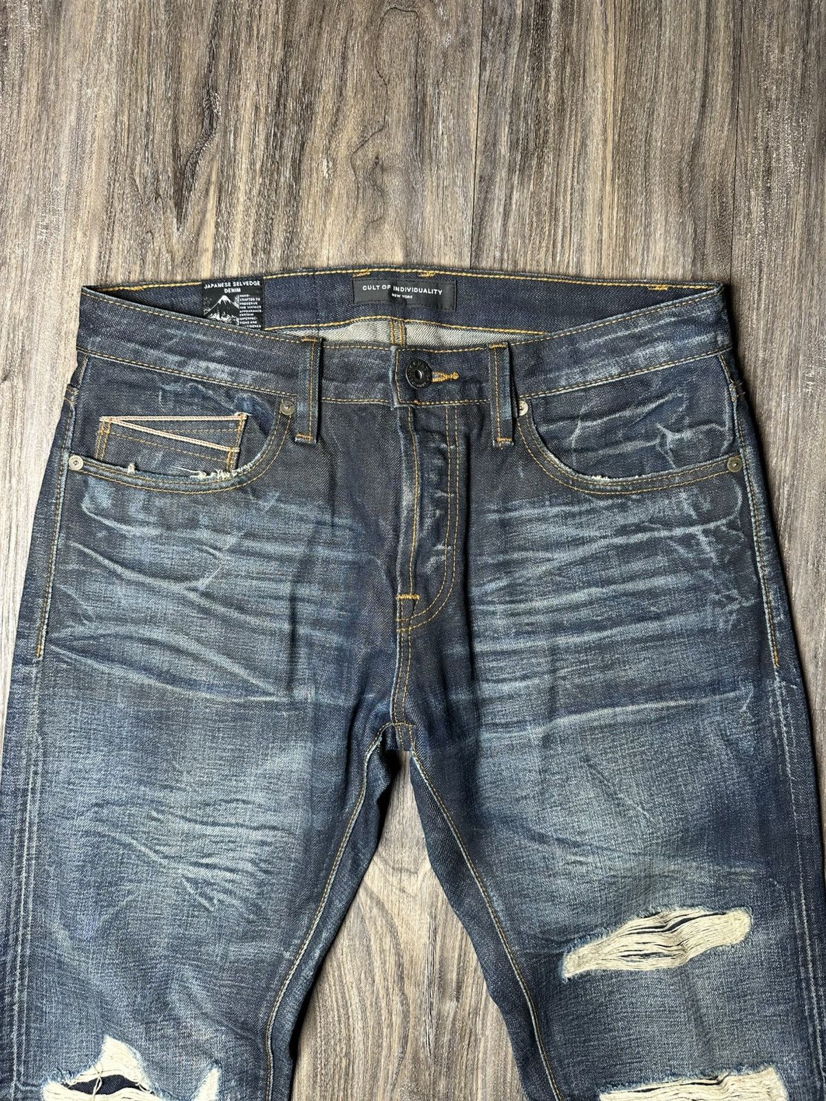 Cult Of Individuality × Japanese Brand CULT OF INDIVIDUALITY men’s jeans Size US 32 / EU 48 - 3 Thumbnail