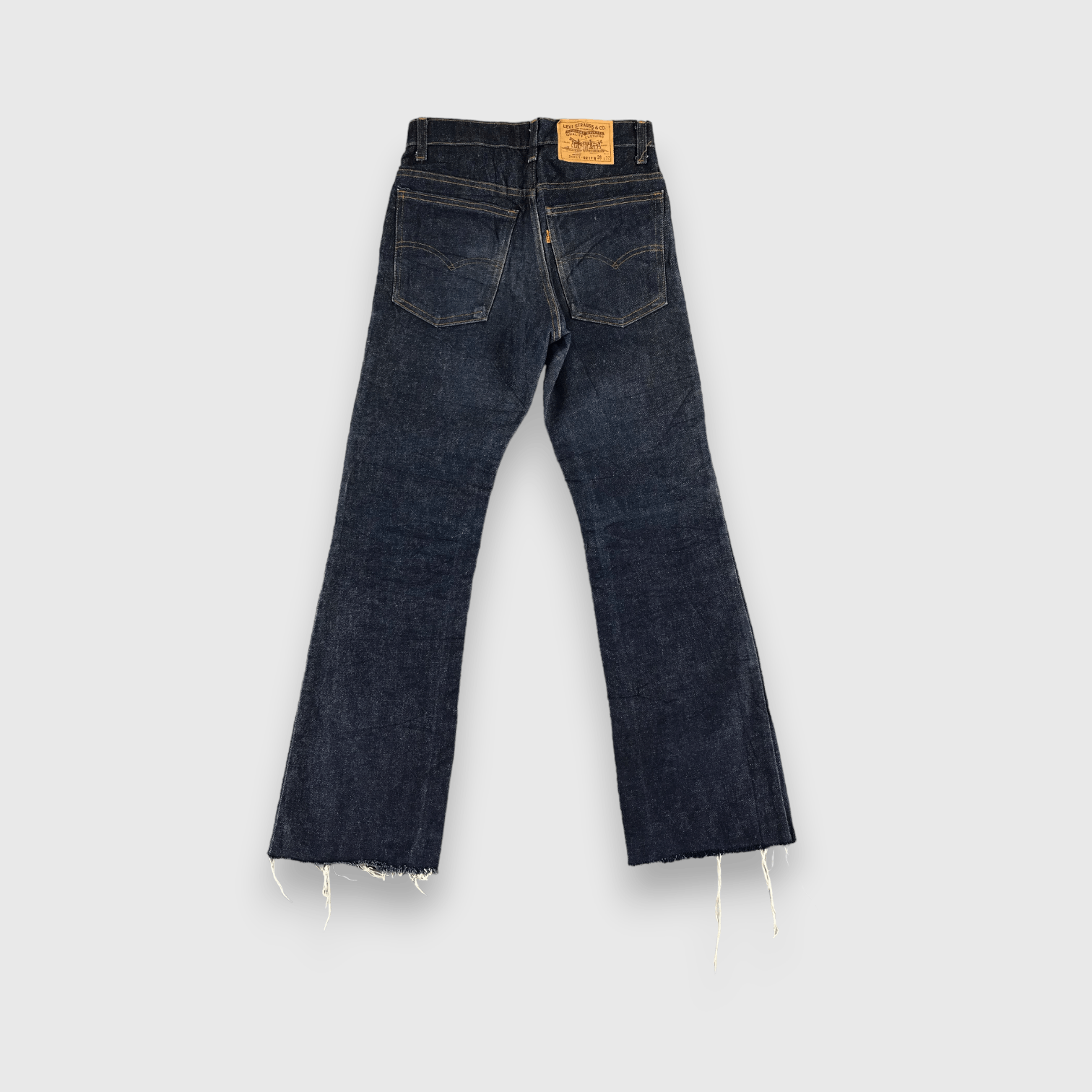 Levi's × Vintage Vintage Levis 517 Flare Orange Tab Jeans-J292 Size US 28 / EU 44 - 2 Thumbnail