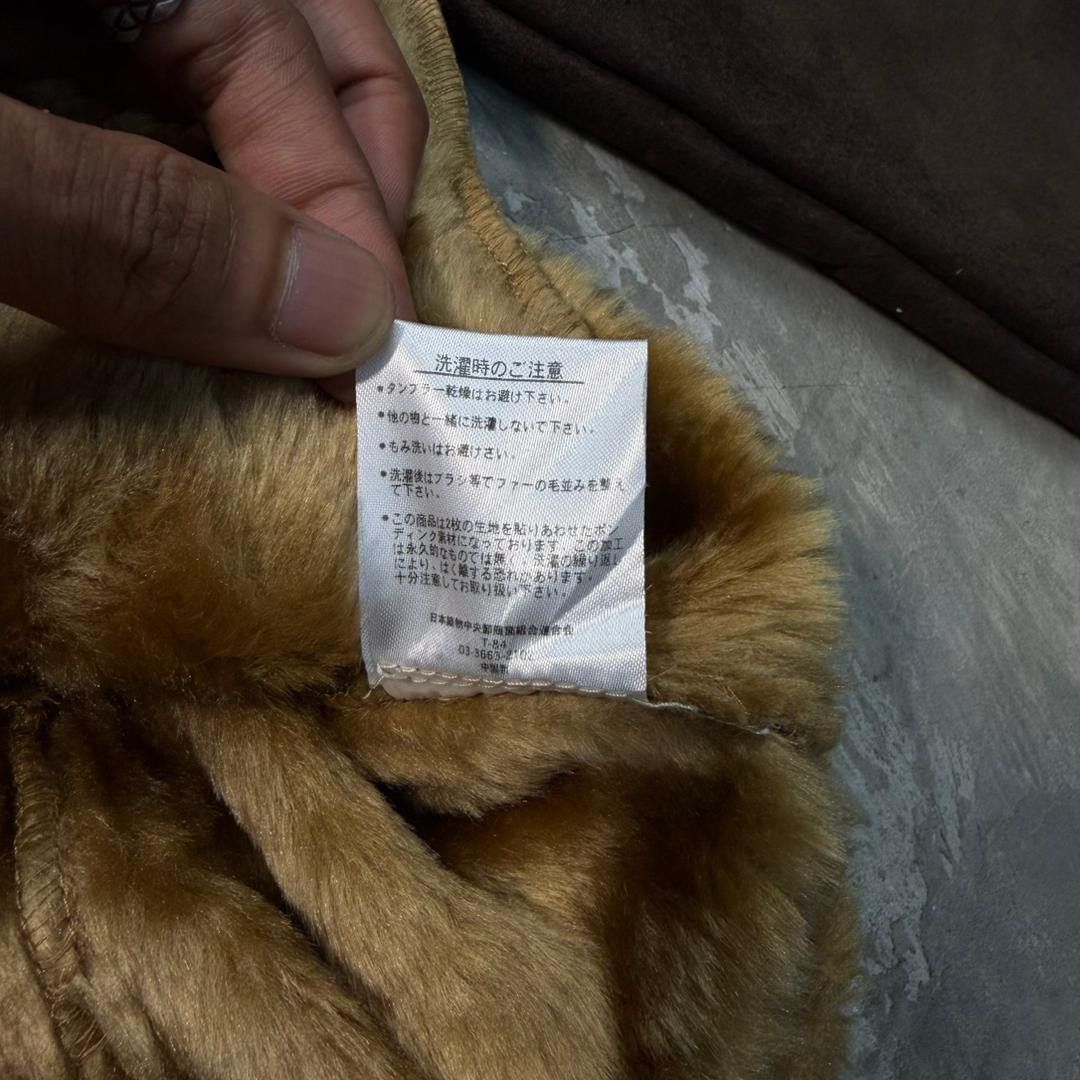 Japanese Brand Japanese Brand Next Standard Sherpa Suede Leather Jacket Size US XL / EU 56 / 4 - 14 Thumbnail