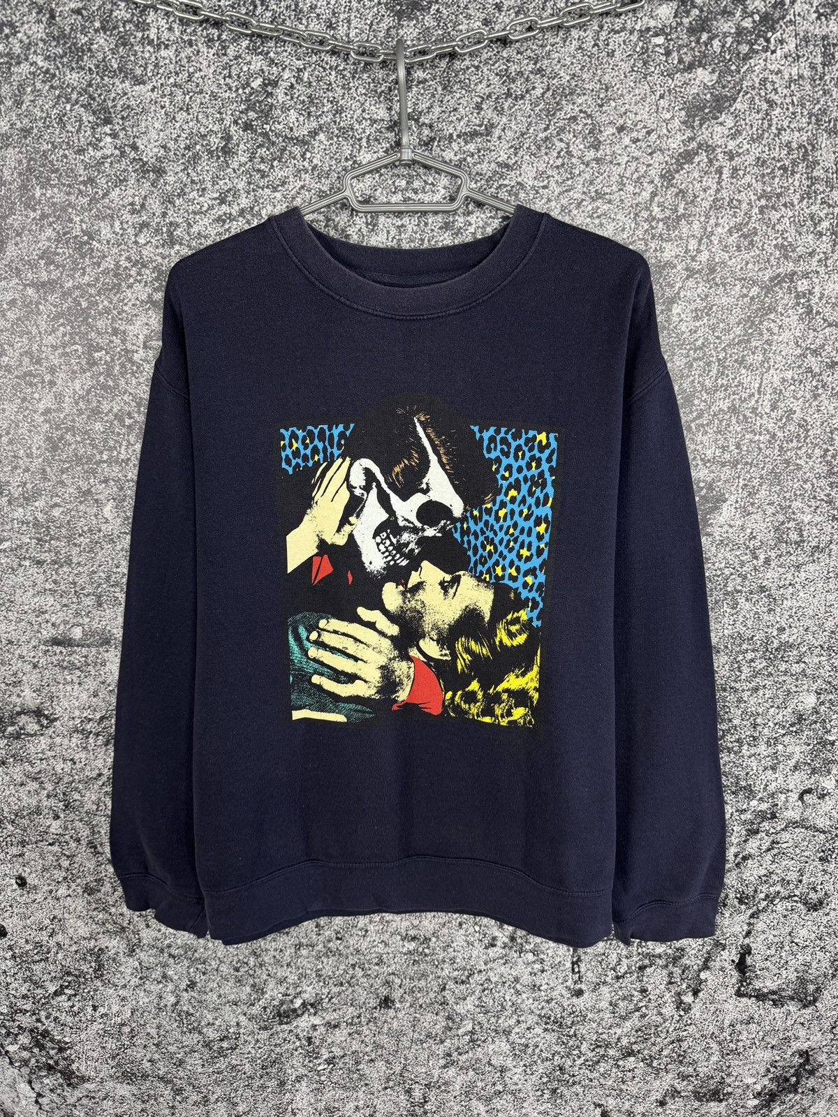 Obey Men’s Obey Sweatshirt Skull Love Crewneck Pullover Size L Size US L / EU 52-54 / 3 - 1 Thumbnail