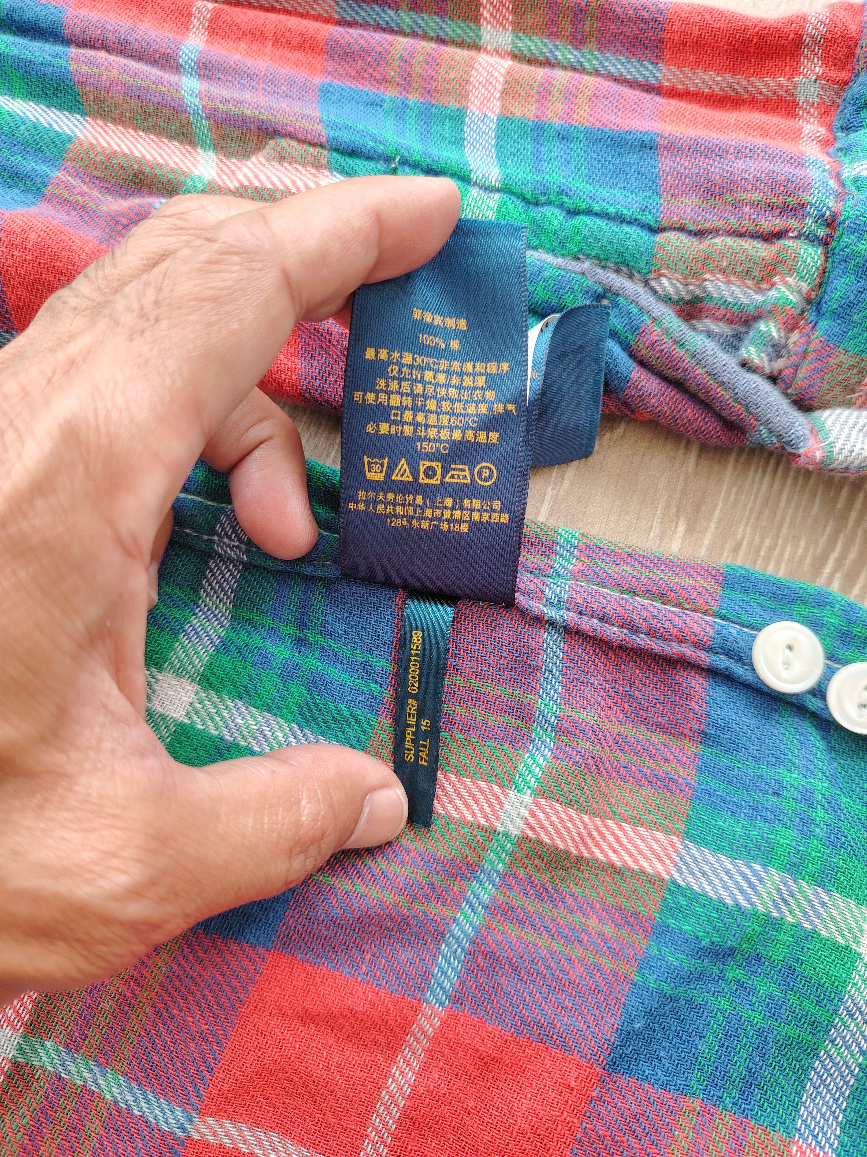 Polo Ralph Lauren Vintage Polo Ralph Lauren Reversible Flannel Shirt Size US M / EU 48-50 / 2 - 11 Thumbnail