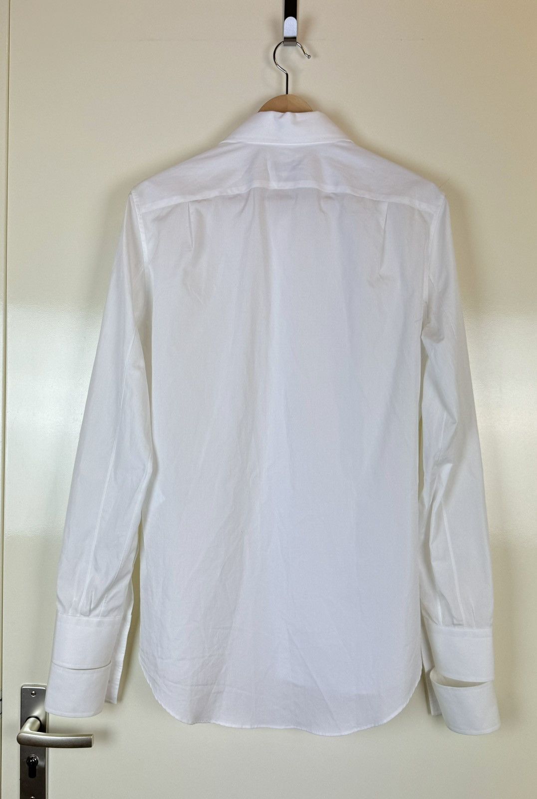 Alexander McQueen Alexander McQueen white poplin cotton classic shirt logo Size US S / EU 44-46 / 1 - 12 Thumbnail