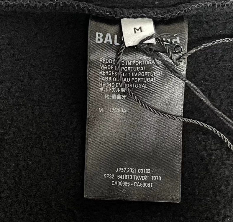 Balenciaga Balenciaga size M NASA Logo Embroidered Black Sweatpants Size US 27 - 5 Thumbnail