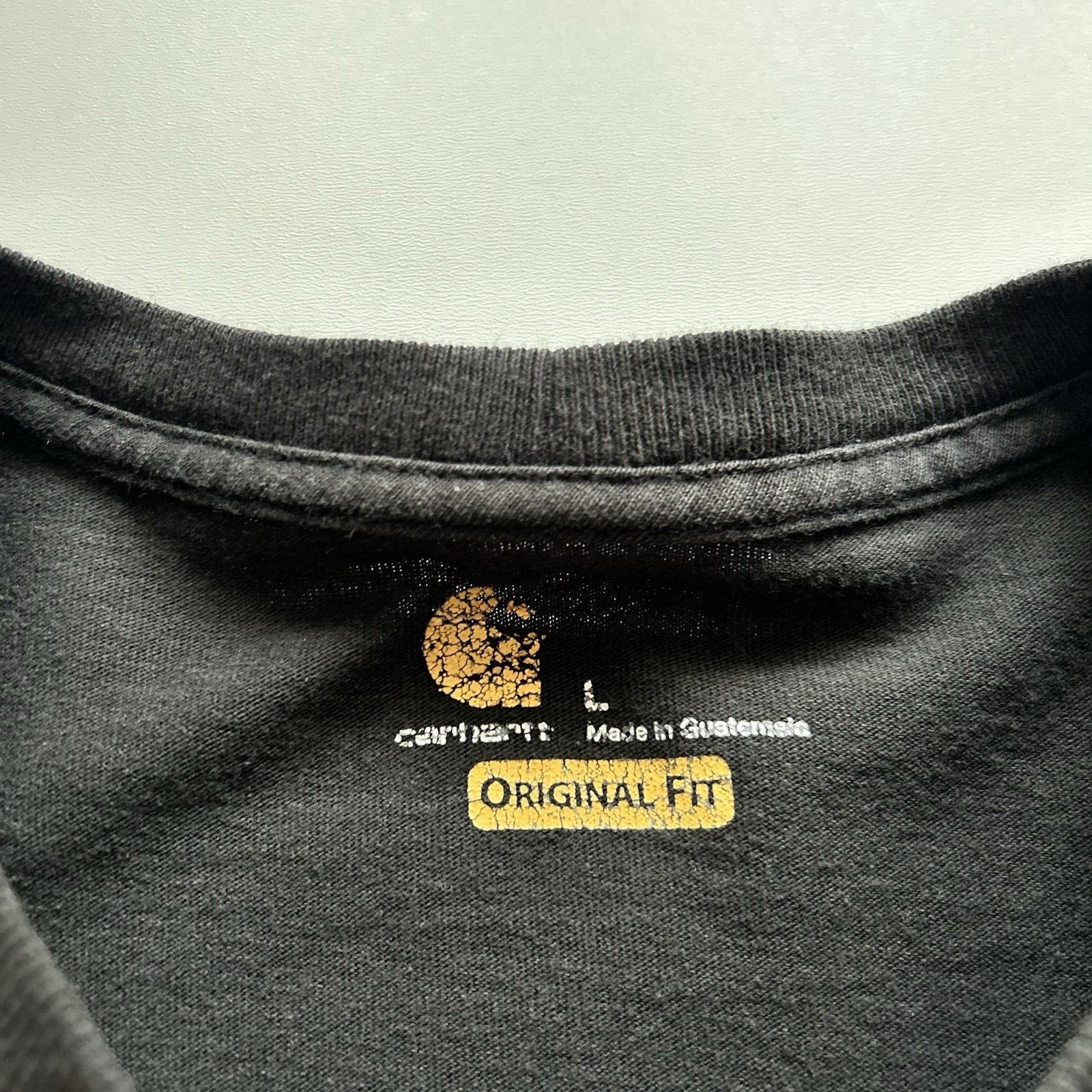 Carhartt Vintage Y2K Carhartt Pocket T Shirt Long Sleeve Large Black Size US L / EU 52-54 / 3 - 3 Thumbnail