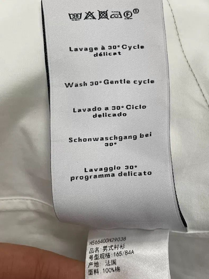 Hermes Hermes White and Grey Mixed Shirt Size XS / US 0-2 / IT 36-38 - 5 Thumbnail