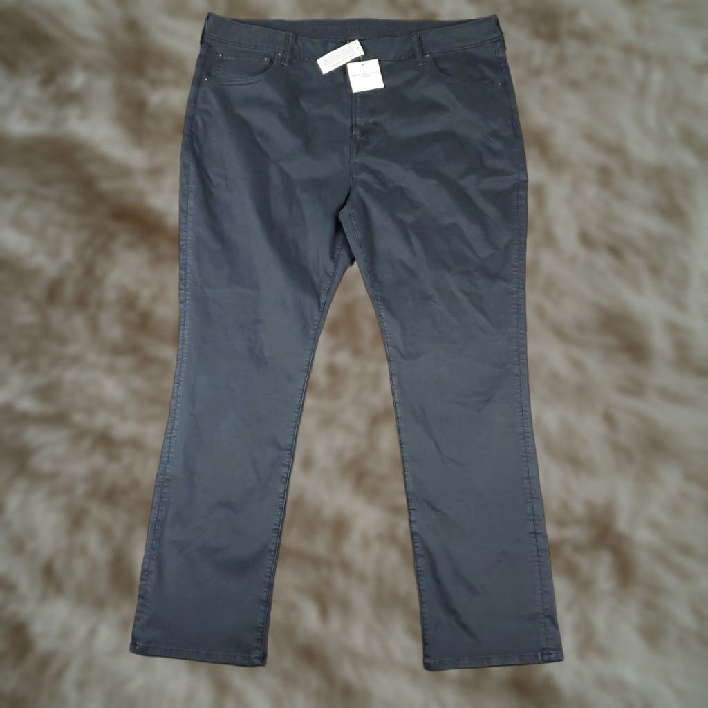 American Eagle Outfitters American Eagle Outfitters Pants 5-Pocket Flat Front Chino Mens 40 Blue/Grey Size US 40 / EU 56 - 1 Thumbnail