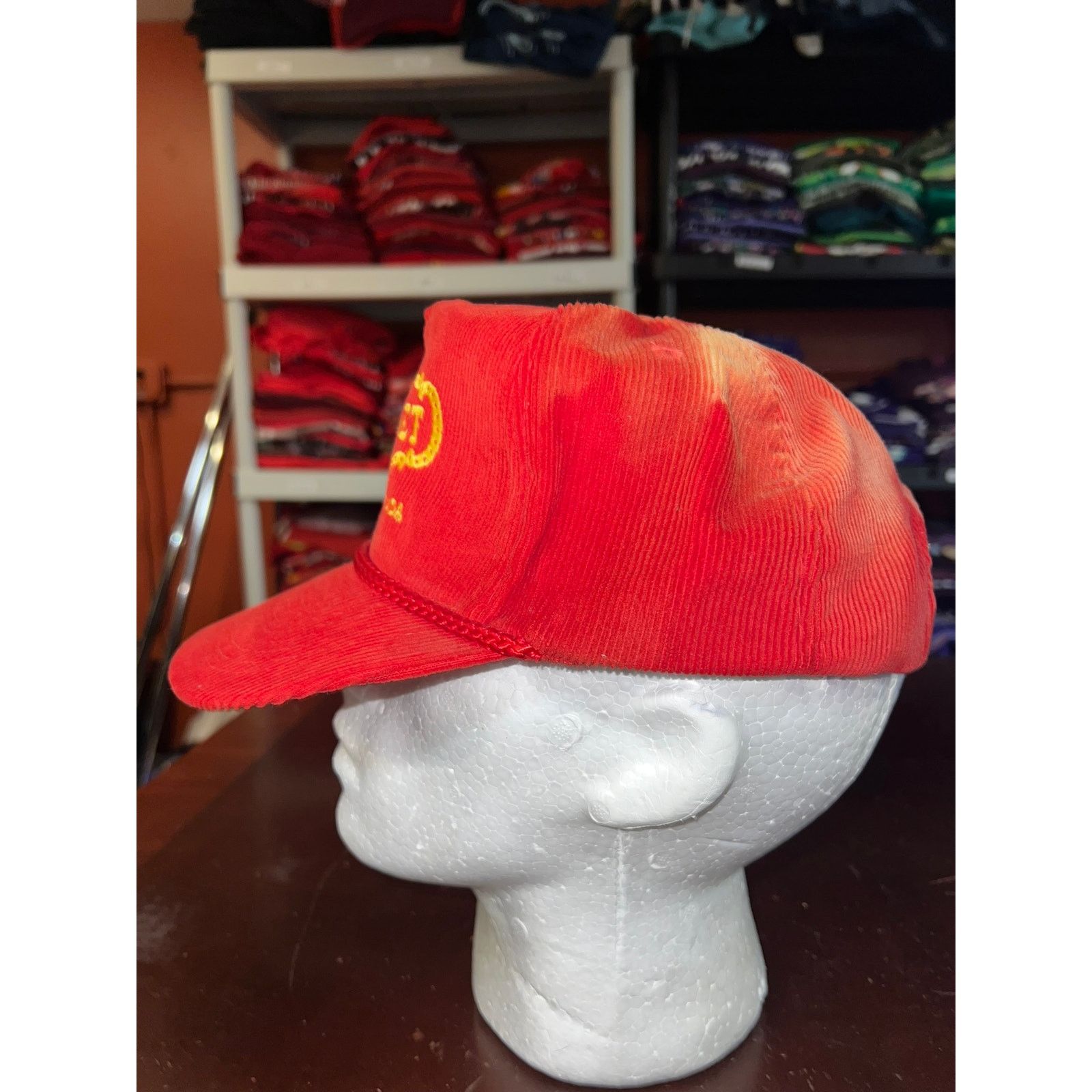 Vintage Vintage Carson City Hat Nevada Carson Nugget Corduroy Cap OS Size ONE SIZE - 4 Thumbnail