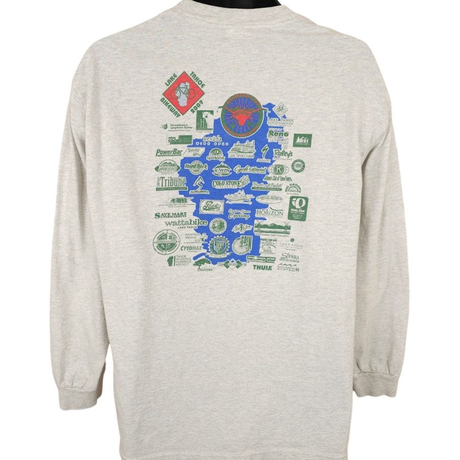 Other Lake Tahoe Bikeway T Shirt Mens Size Large Gray 2009 Bike Size US L / EU 52-54 / 3 - 3 Thumbnail