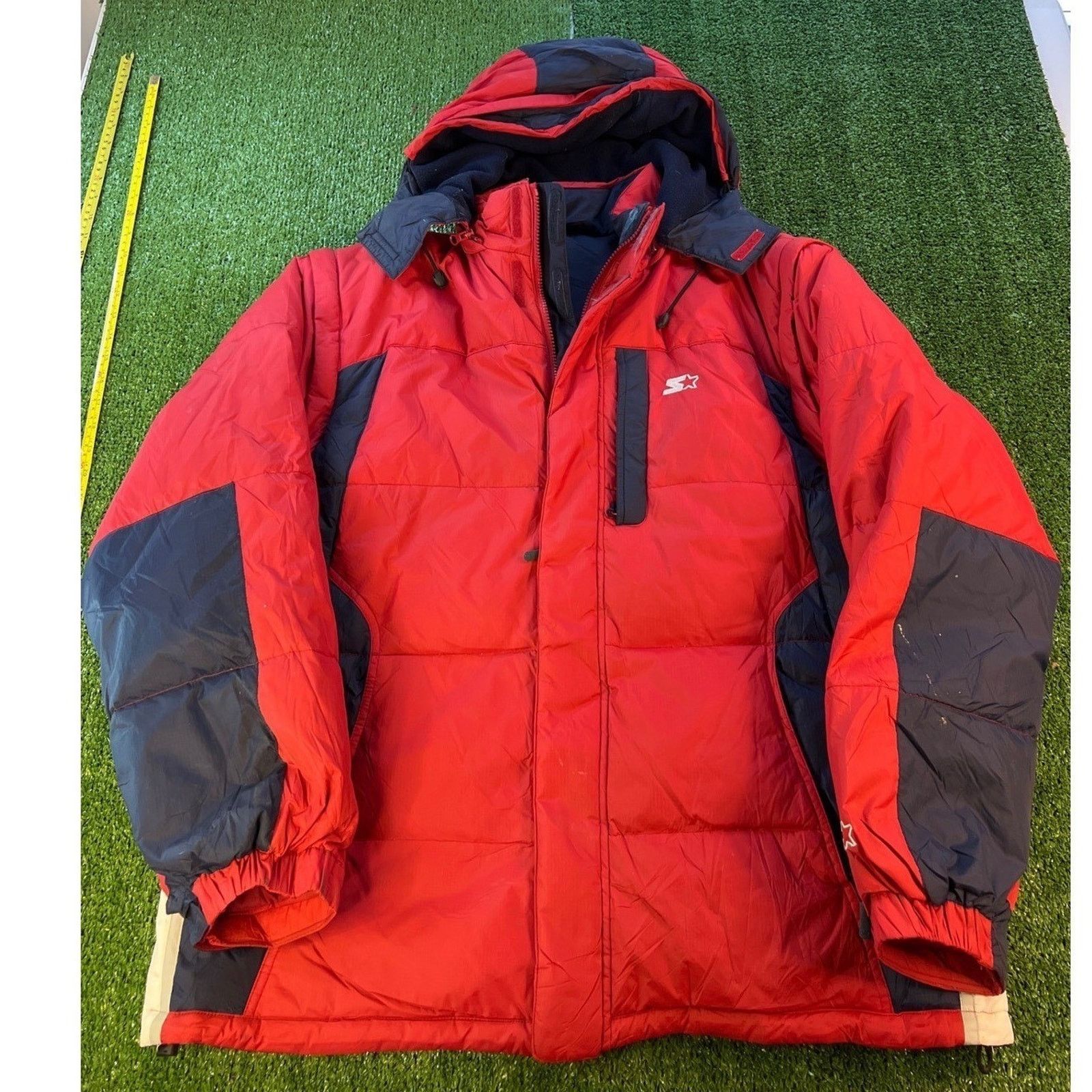 Starter Vintage Puffer Jacket Buffalo Bills NFL Mens XL