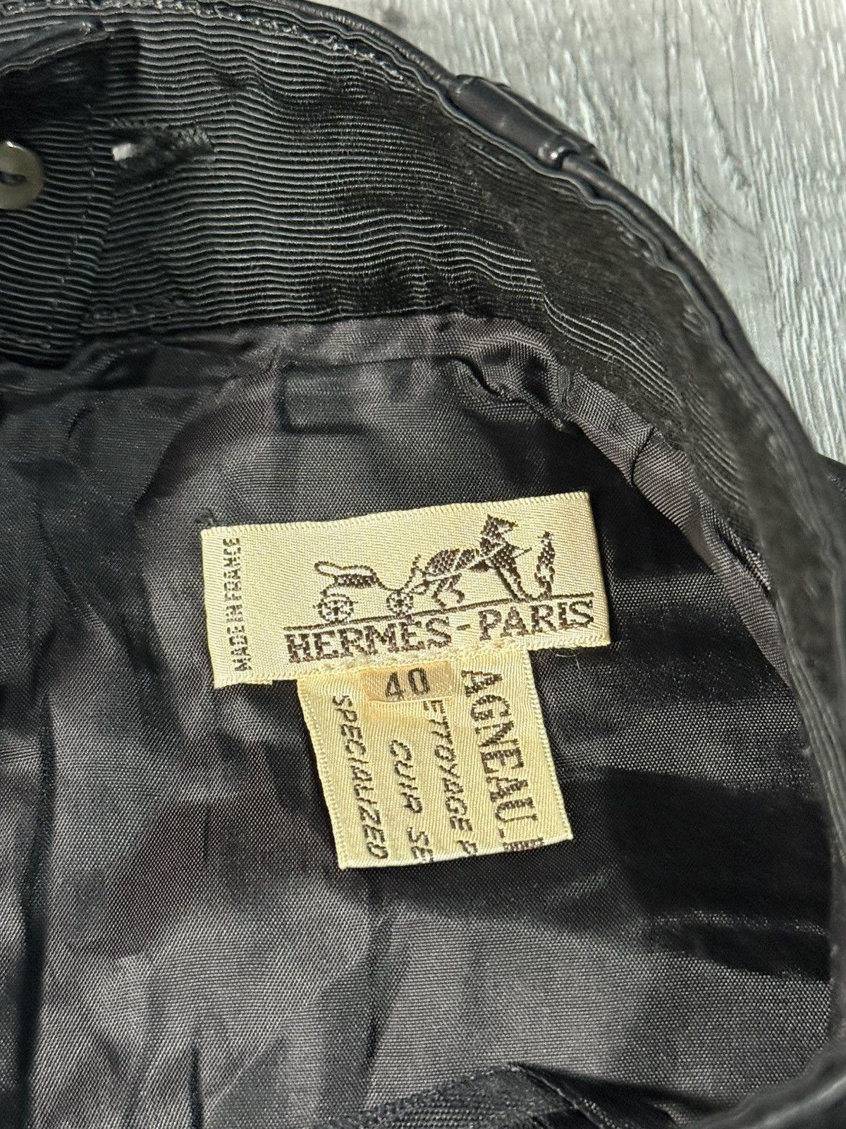 Hermes Hermes Black Leather Skirt Size 28" / US 6 / IT 42 - 6 Thumbnail
