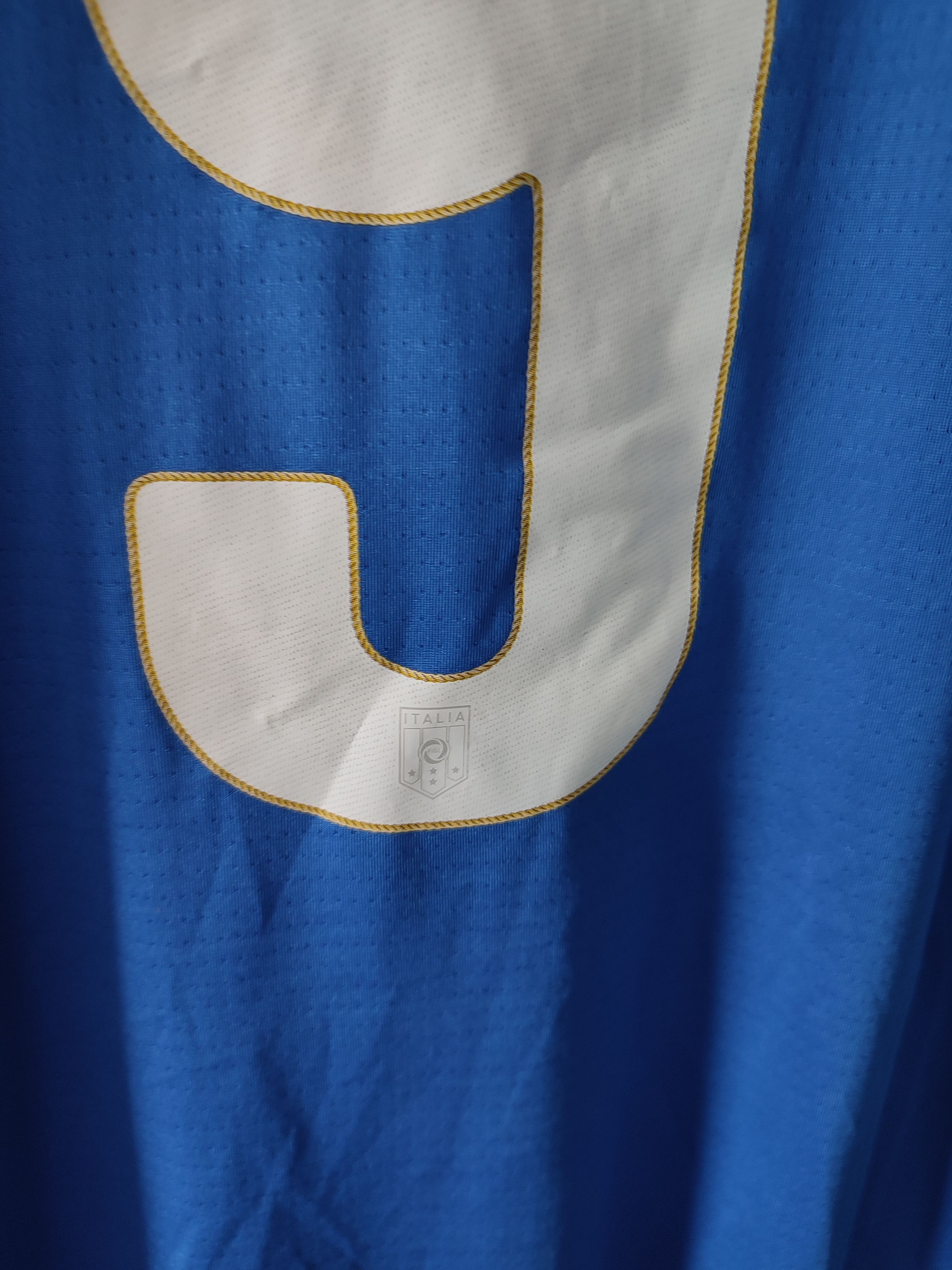 Puma ITALY 2014-15 HOME FOOTBALL Kit SHIRT #9 BALOTELLI Size US XL / EU 56 / 4 - 6 Thumbnail