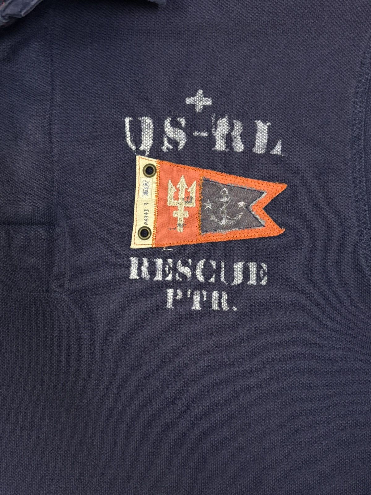 Ralph Lauren Vintage Ralph Lauren US Navy Rescue PTR Squad Polo Shirt Size US M / EU 48-50 / 2 - 7 Thumbnail