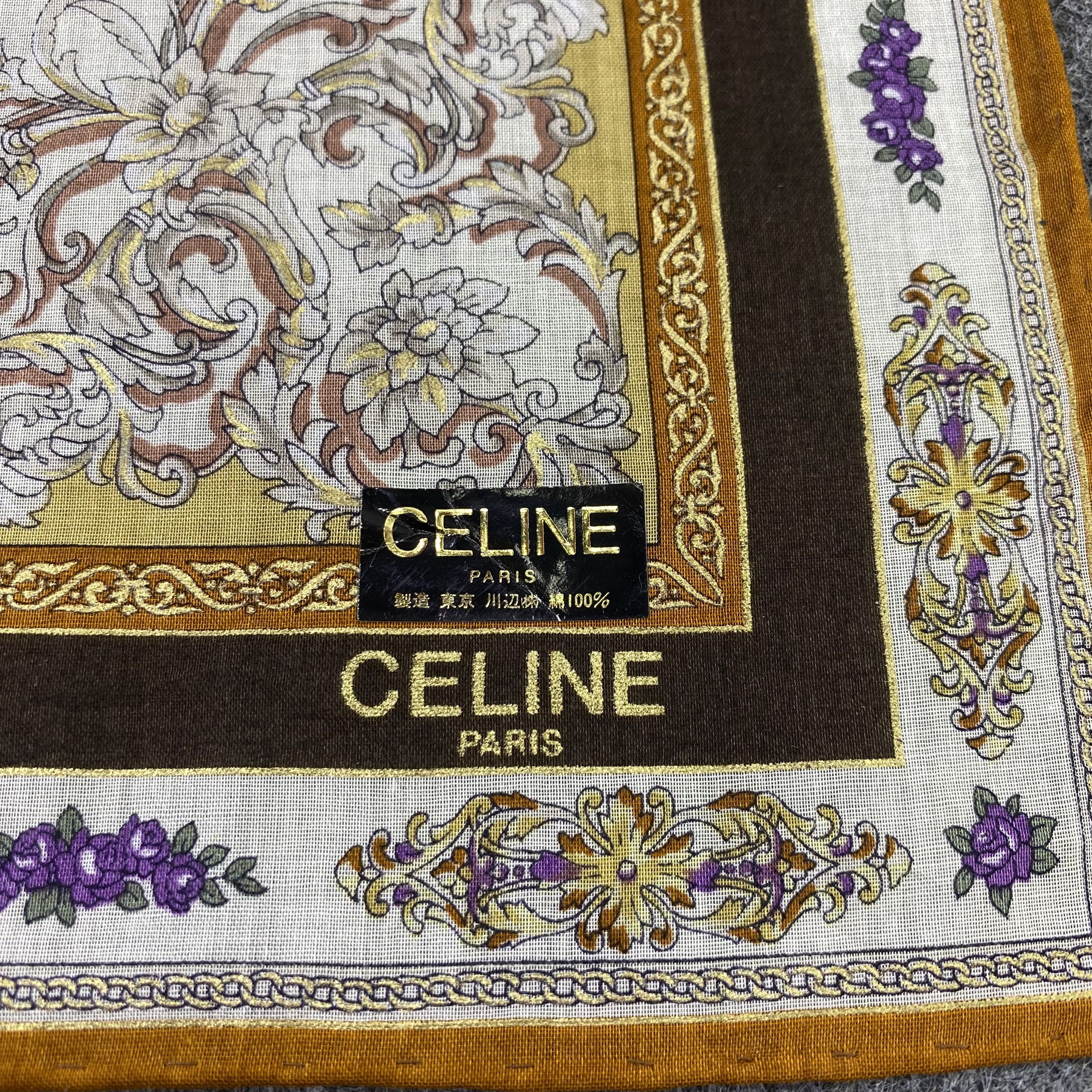 Celine Celine Handkerchief / Bandana / Neckerchief C634 Size ONE SIZE - 5 Thumbnail