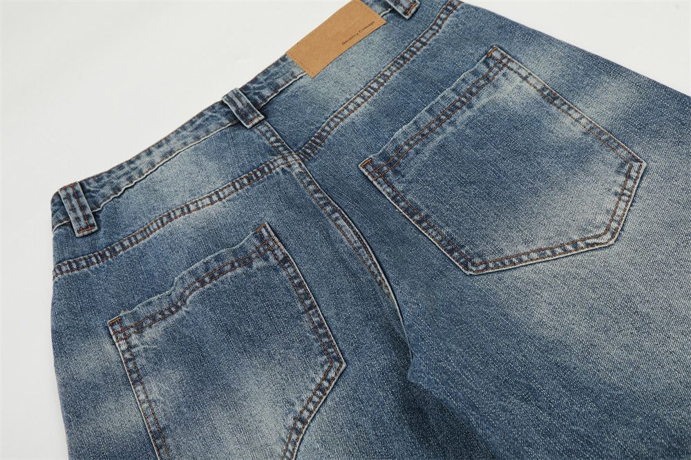 Vintage American retro washed curved jeans for men Size US 32 / EU 48 - 6 Thumbnail