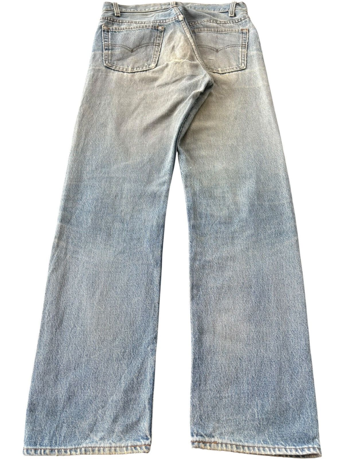 Levi's Vintage 80s Levis 501 Stonewashed Distressed Jeans Size US 30 / EU 46 - 2 Thumbnail