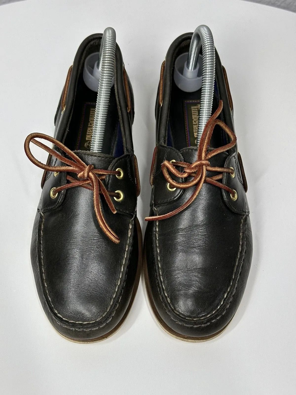 Timberland Vintage Loafers Timberland Shoes Leather Brown Guidi AS 98 Size US 8 / EU 41 - 4 Thumbnail