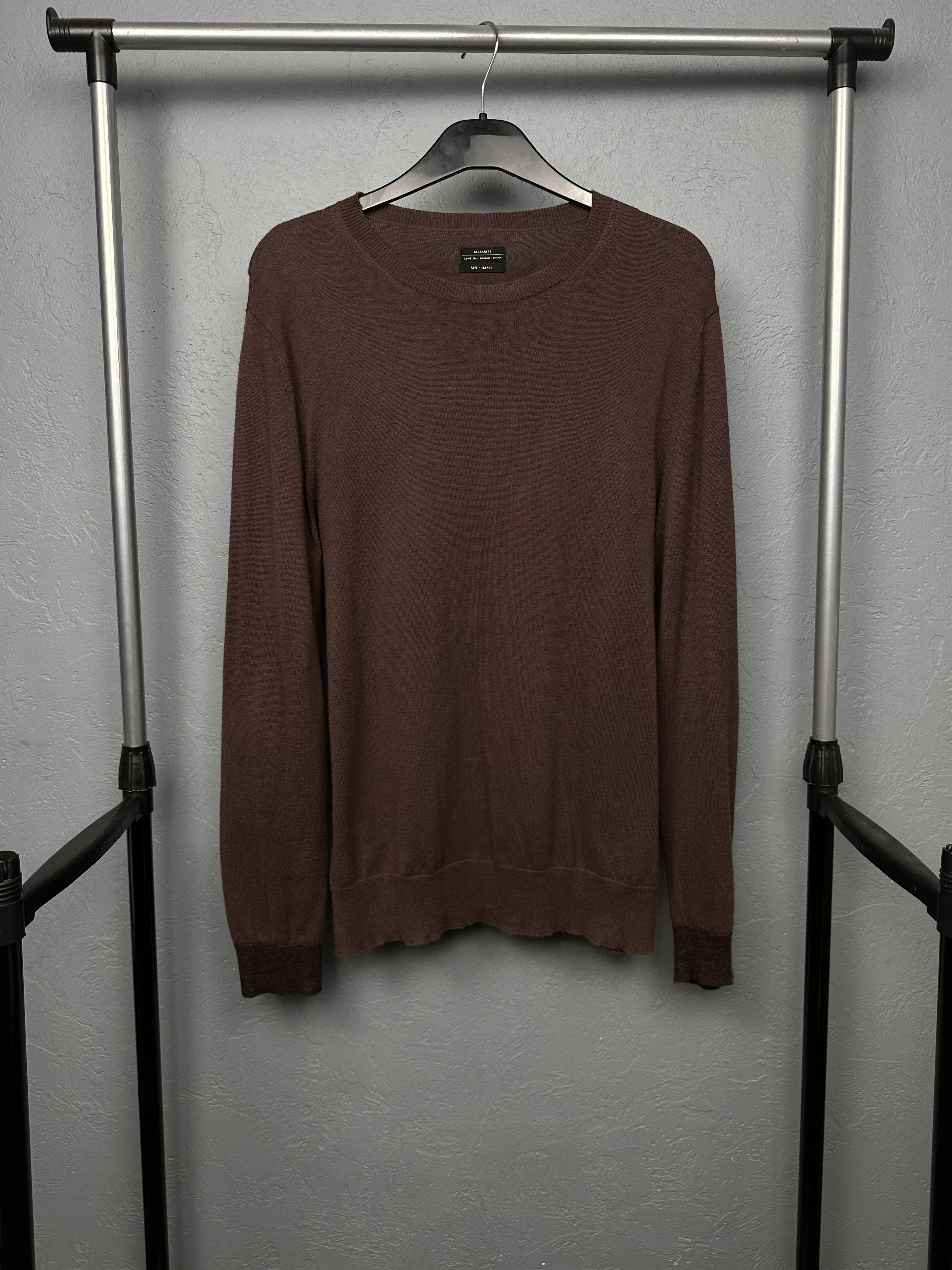 Allsaints Allsaints Mens Dex Crew Neck Sweater Size US S / EU 44-46 / 1 - 1 Thumbnail