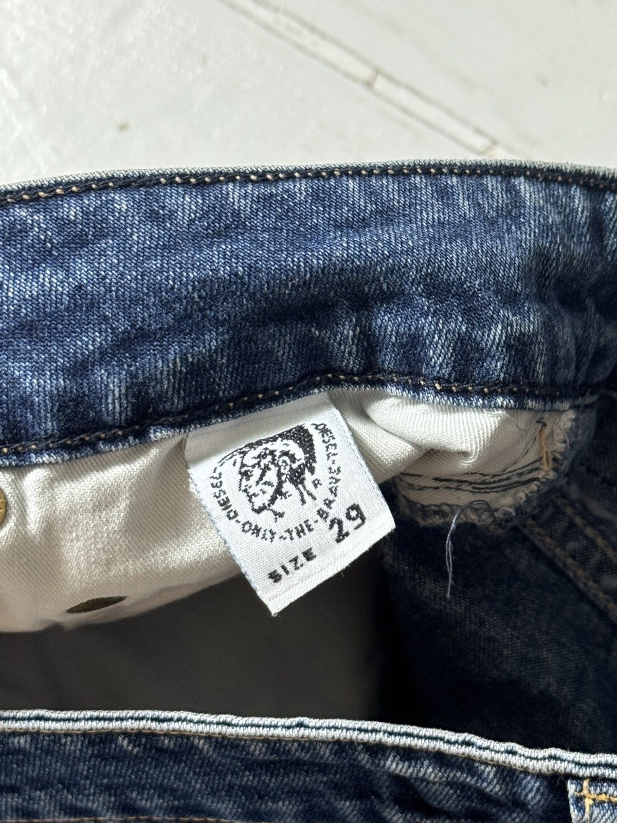 Diesel VINTAGE DIESEL WITH BUTTONS MINI DENIM SKIRT Size 29" - 10 Thumbnail