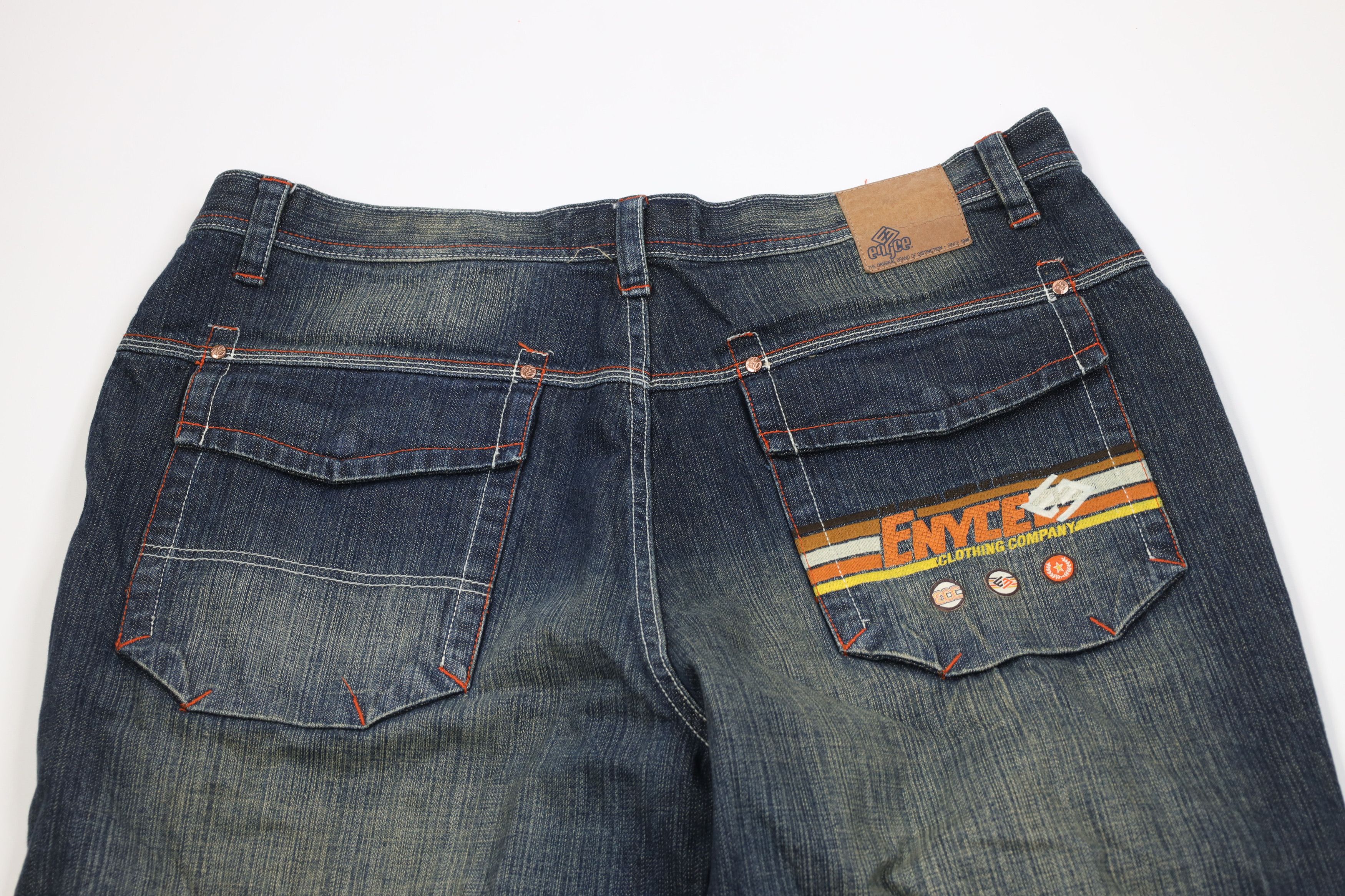 Enyce Vintage 90s Y2K Enyce Fit Wide Leg Denim Jeans Skateboarding Size US 40 / EU 56 - 11 Thumbnail