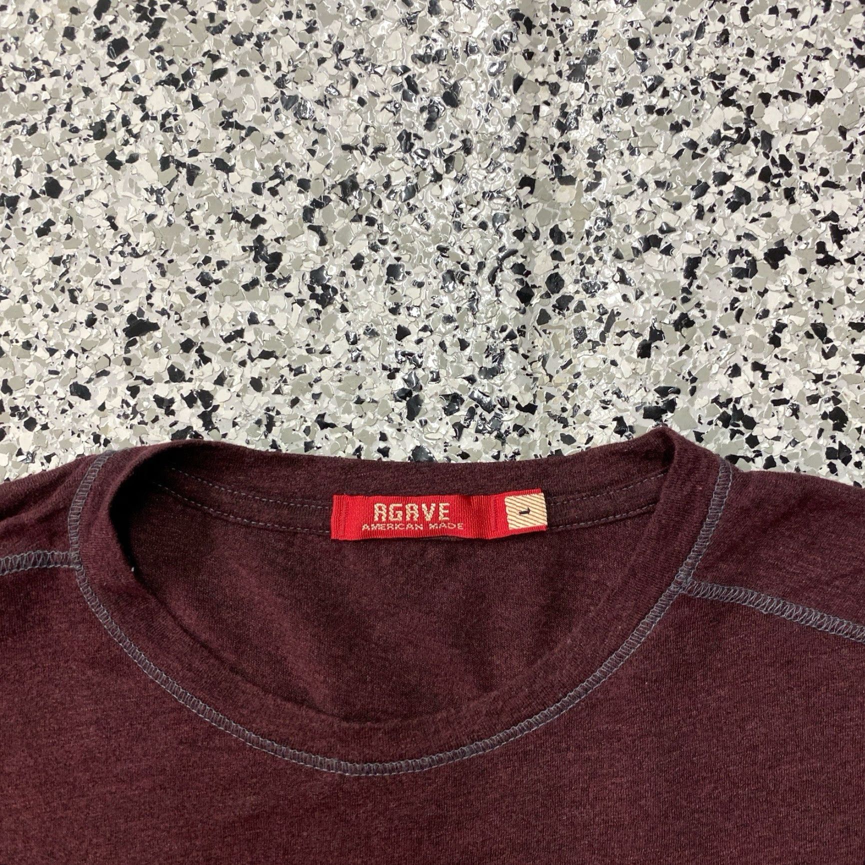 Vintage AGAVE Red T-Shirt L Mens California Shirt Crew Neck Cotton Regular Size L USA MADE Size US L / EU 52-54 / 3 - 2 Thumbnail